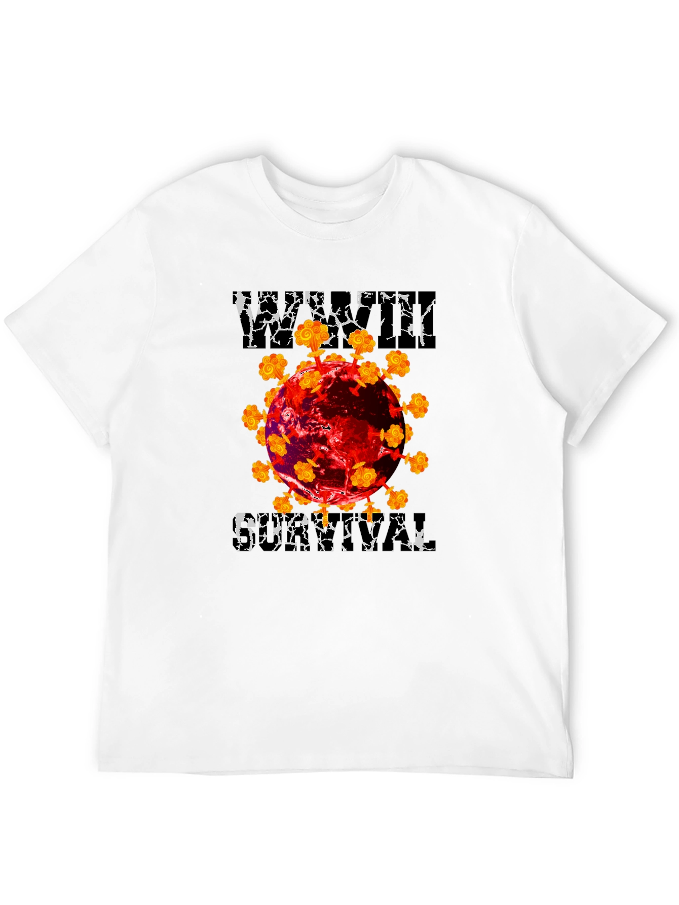 Viral Dystopian Graphic T-Shirt