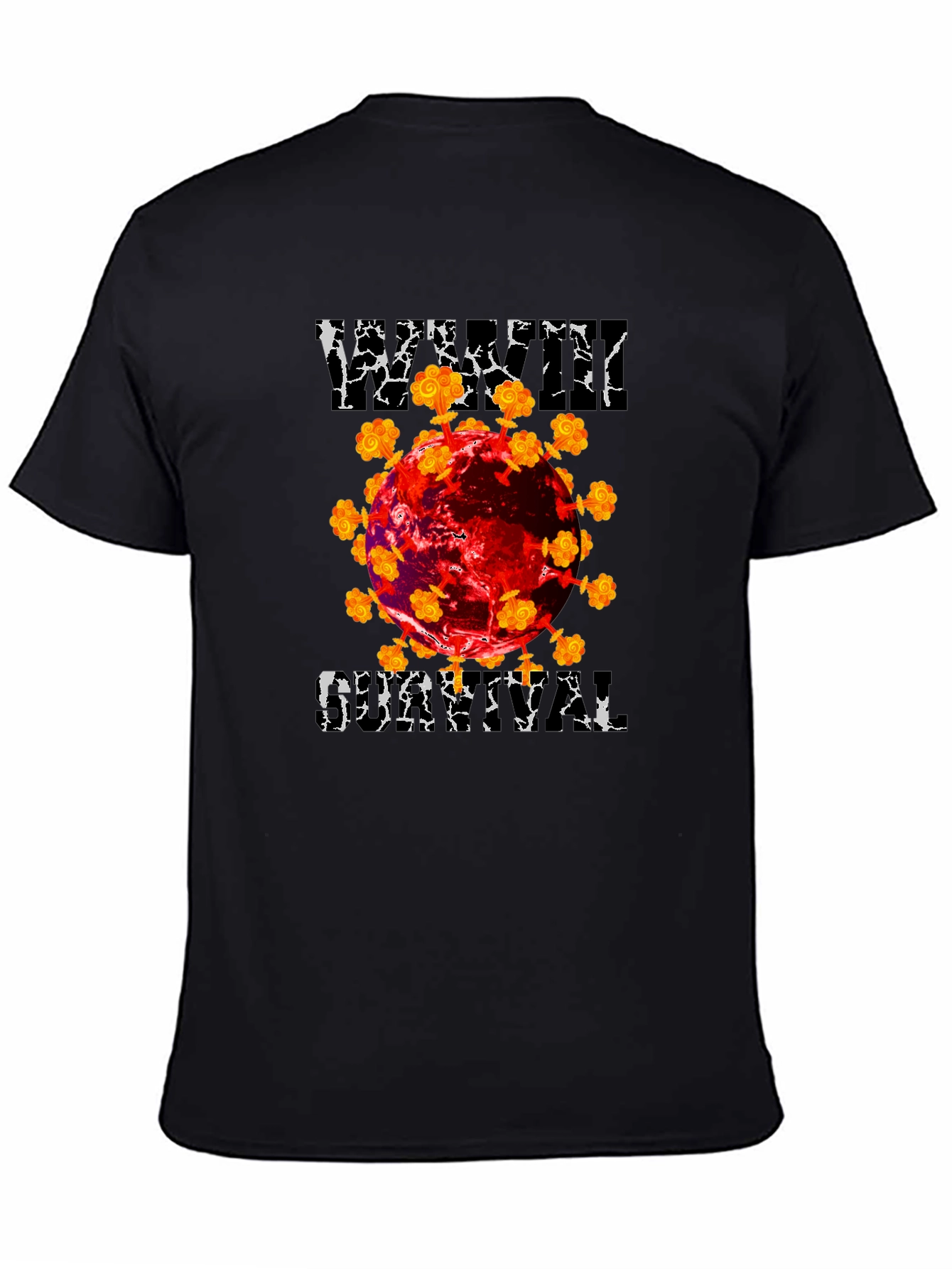 Viral Dystopian Graphic T-Shirt