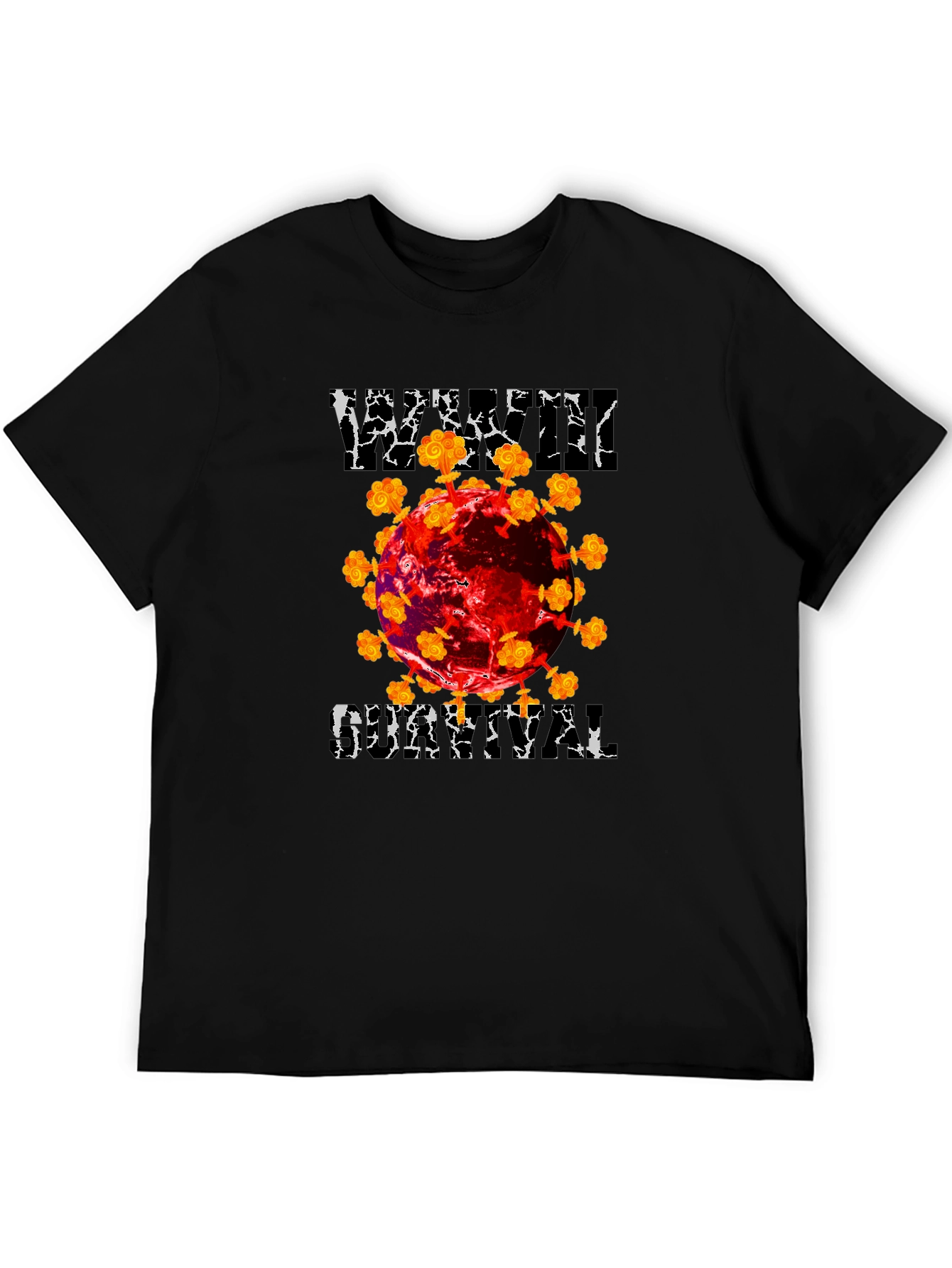 Viral Dystopian Graphic T-Shirt