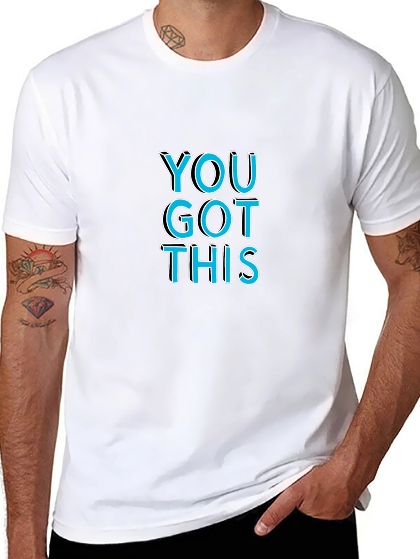 You Got This Graphic Tee - Motivational Black T-Shirt