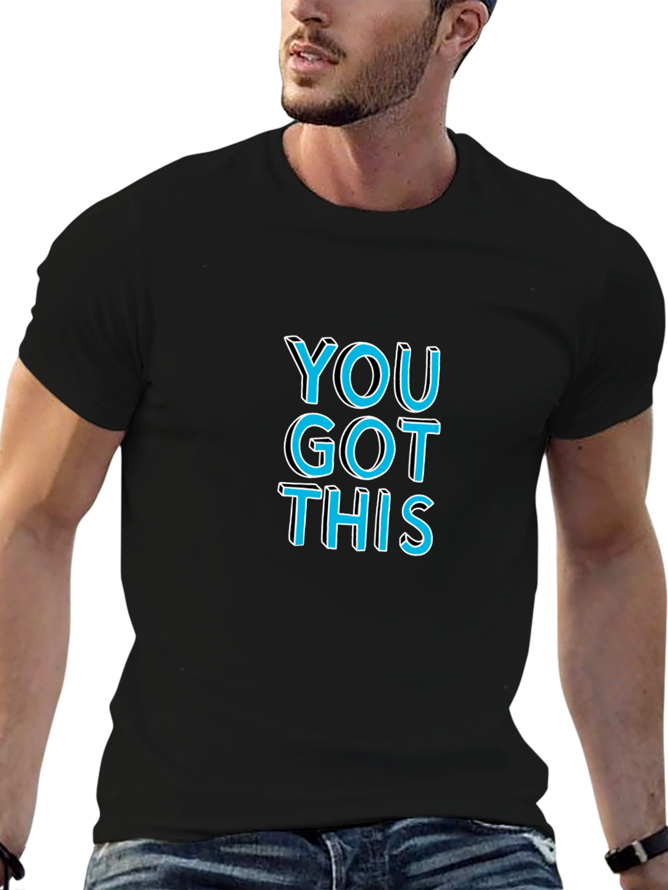 You Got This Graphic Tee - Motivational Black T-Shirt