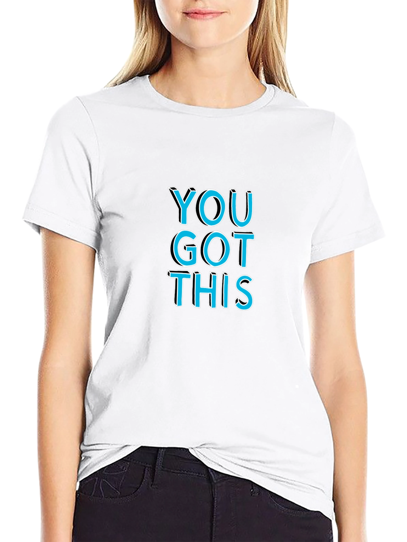 You Got This Graphic Tee - Motivational Black T-Shirt