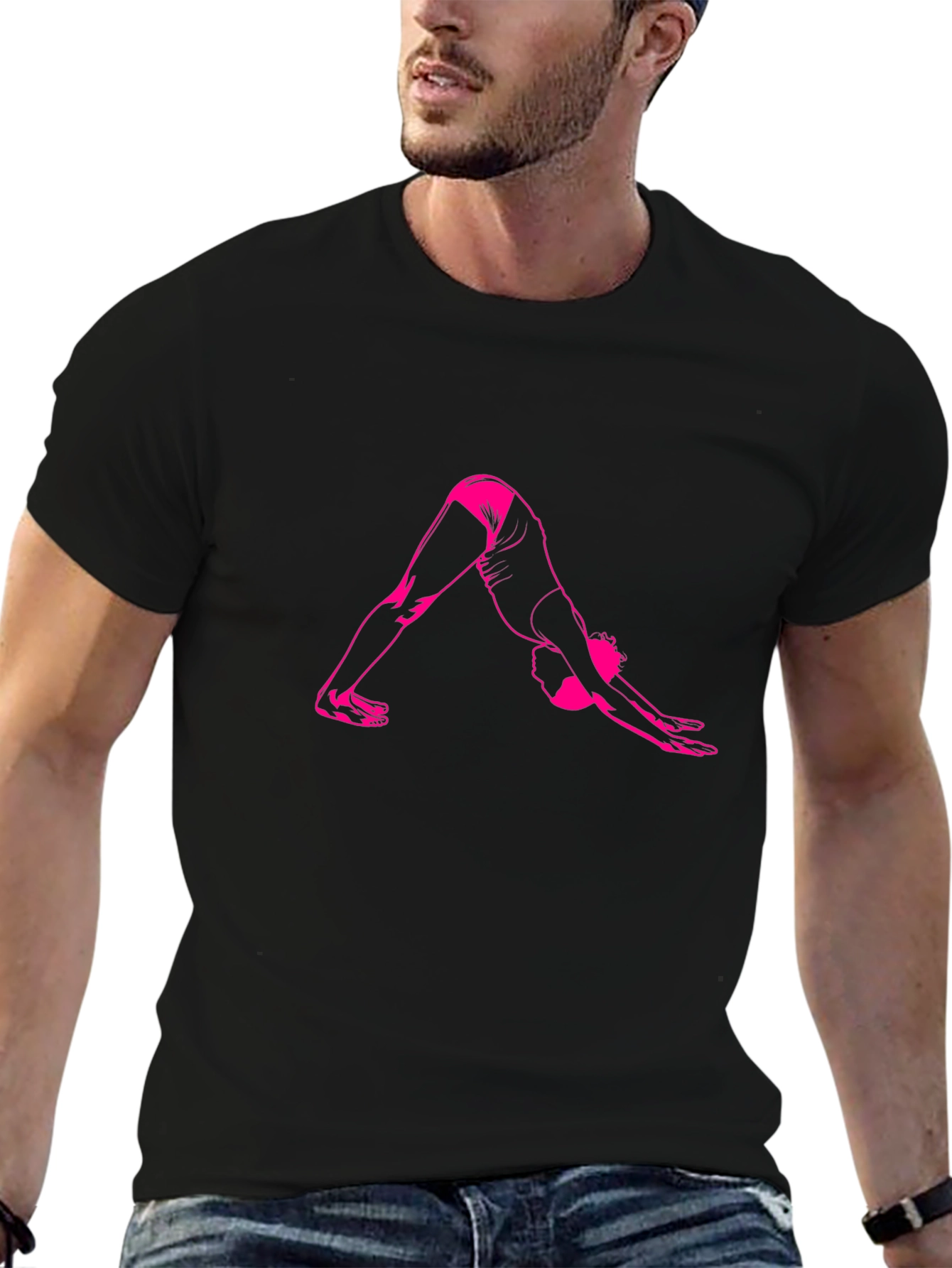 Yoga Pose Graphic Tee