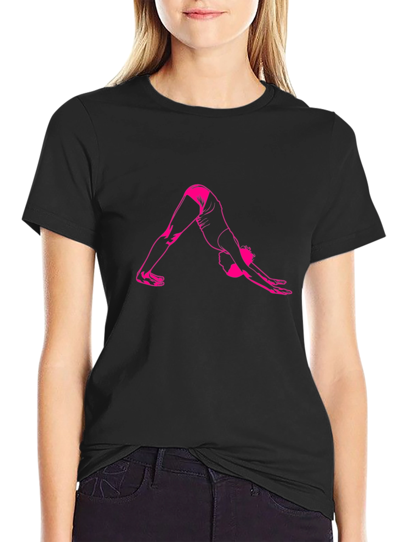 Yoga Pose Graphic Tee