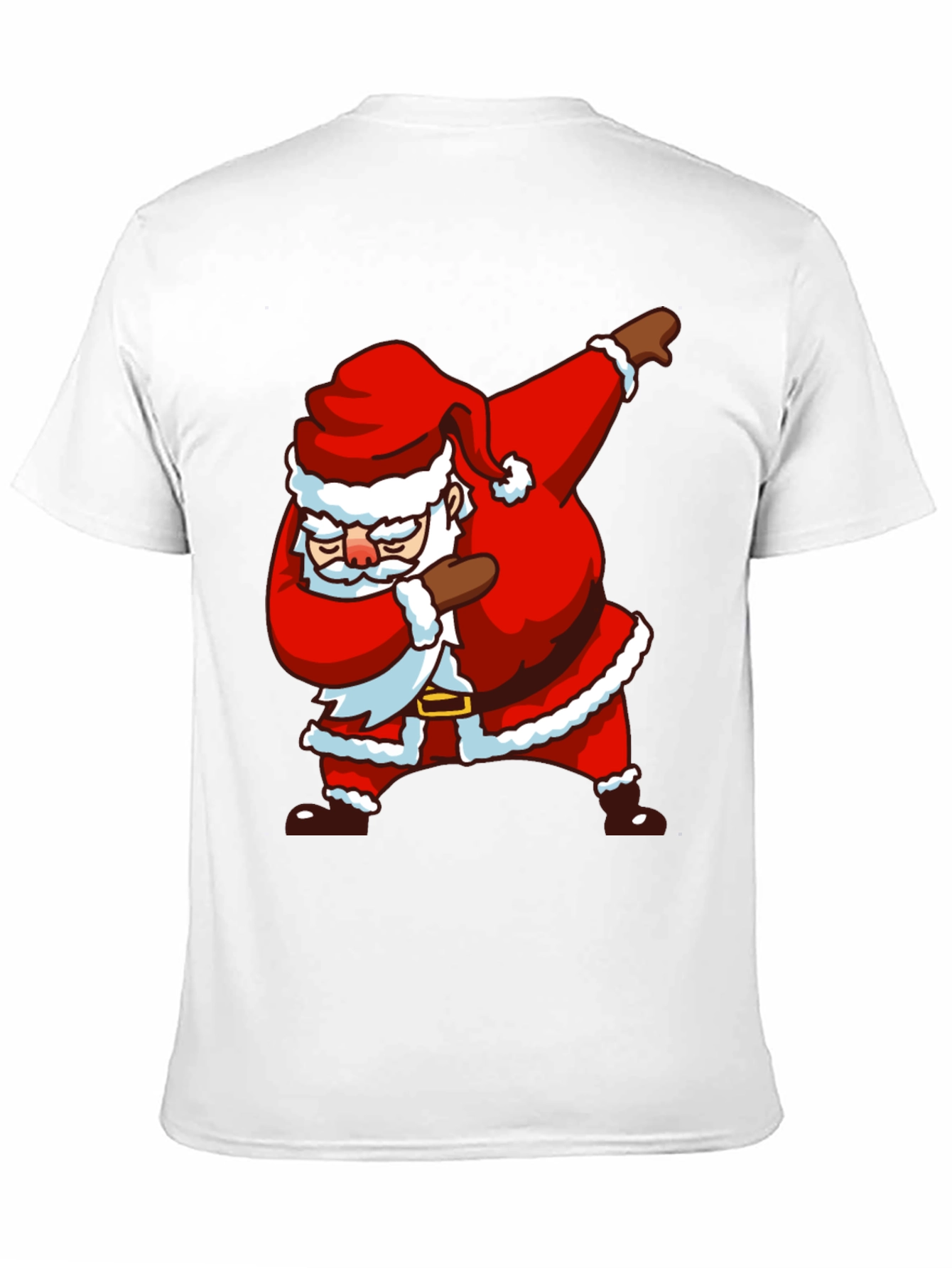Dabbing Santa Black T-Shirt - Holiday Cheer