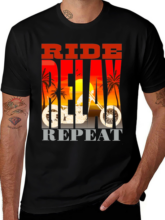 Ride Delay Repeat Graphic T-Shirt