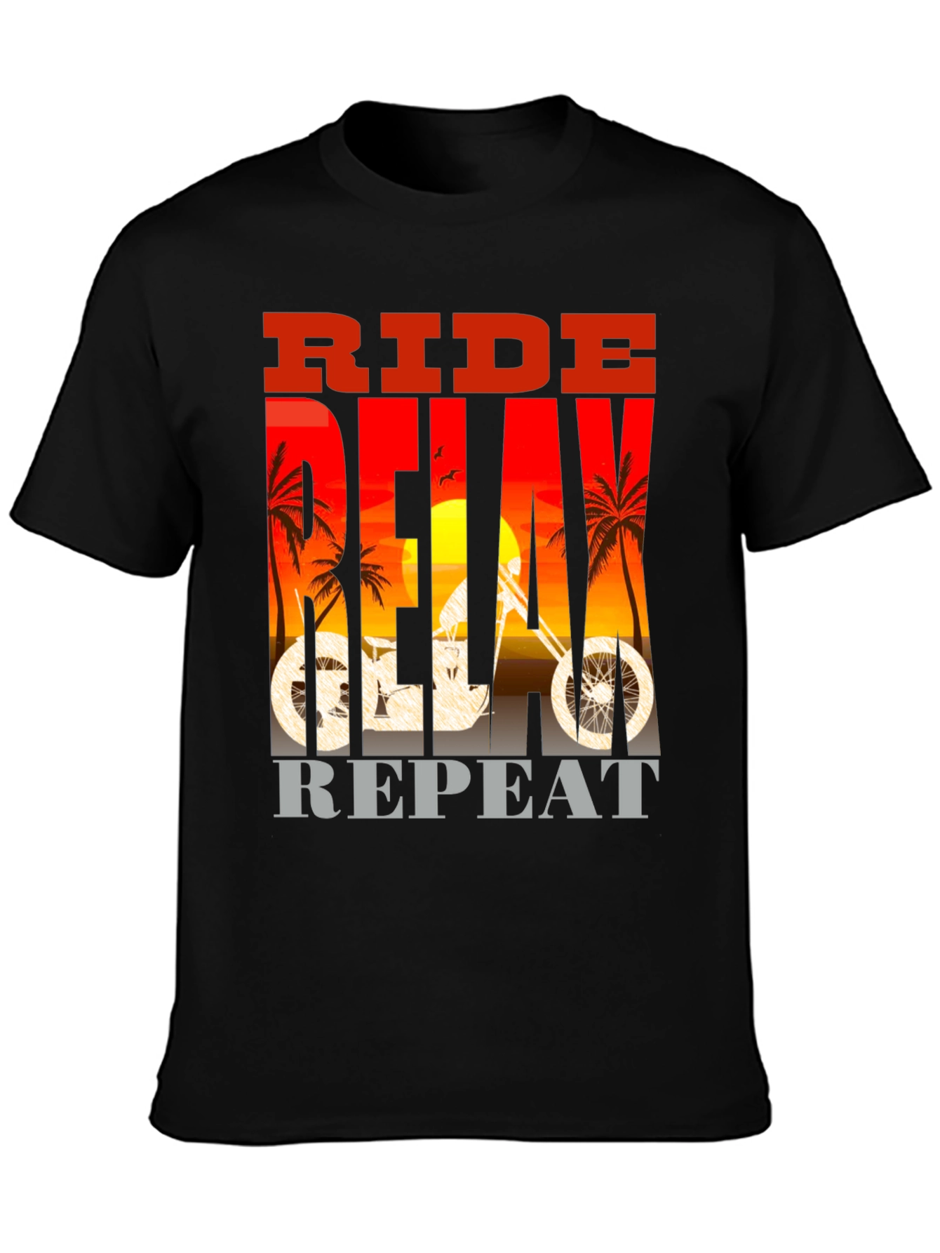 Ride Delay Repeat Graphic T-Shirt