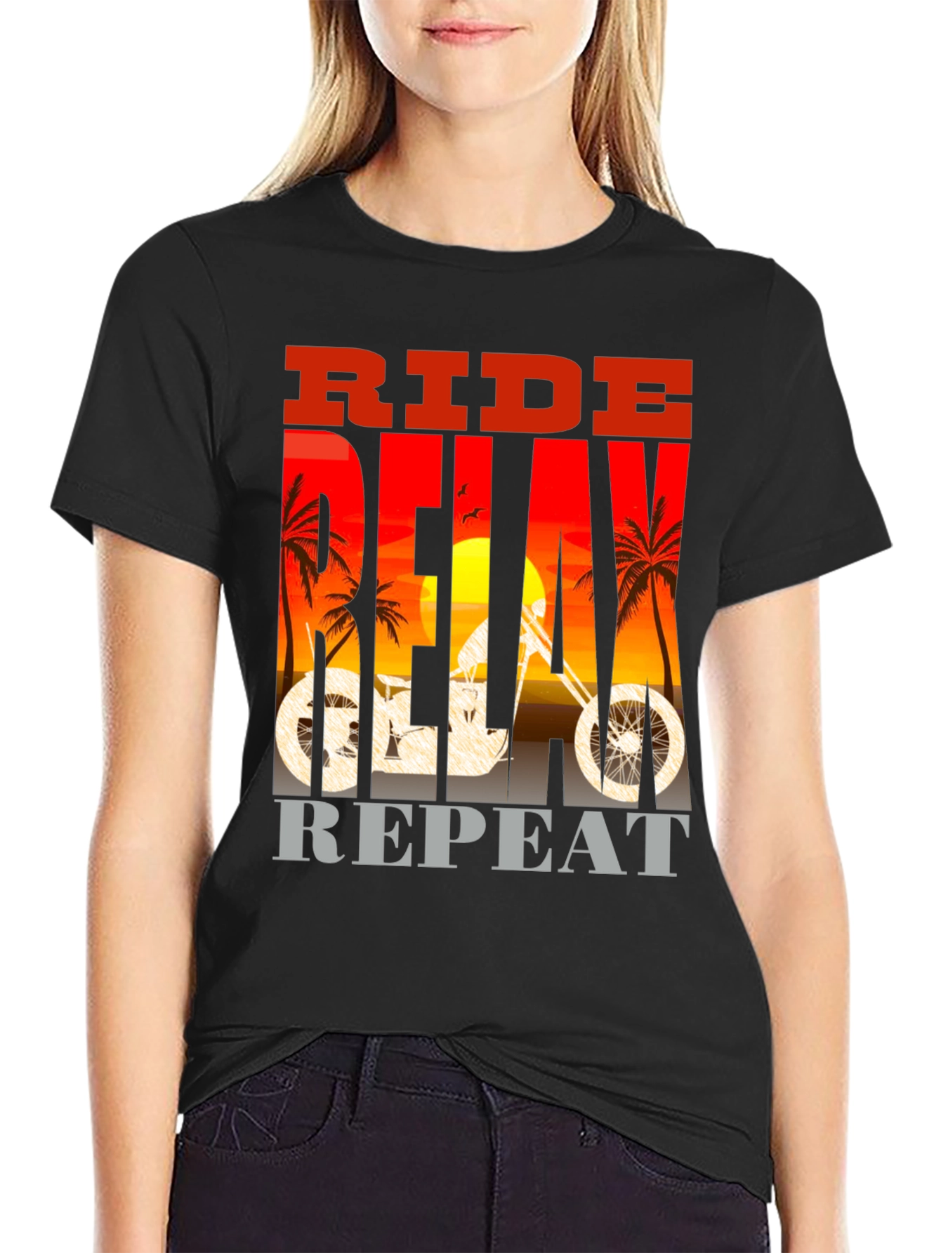 Ride Delay Repeat Graphic T-Shirt