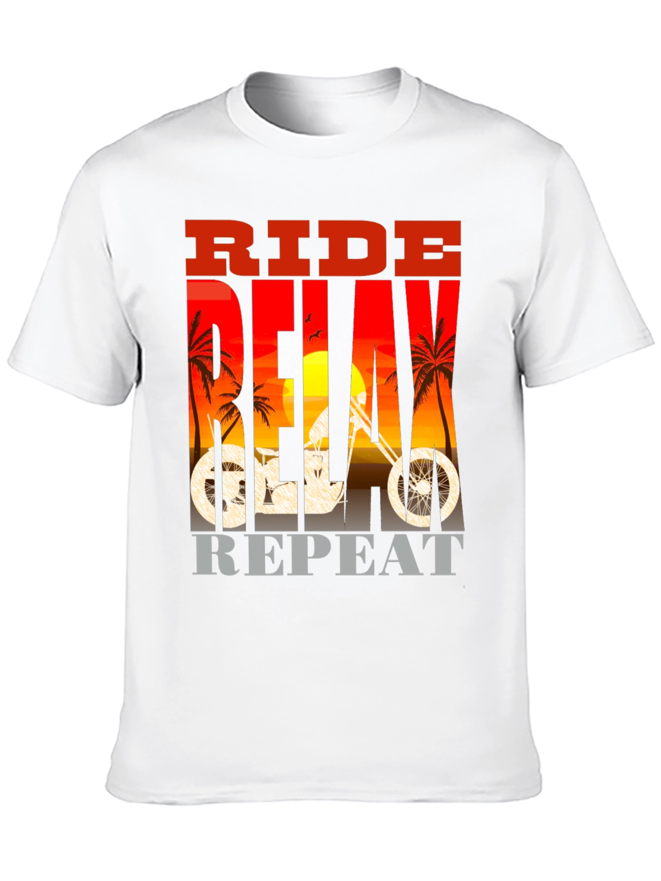 Ride Delay Repeat Graphic T-Shirt