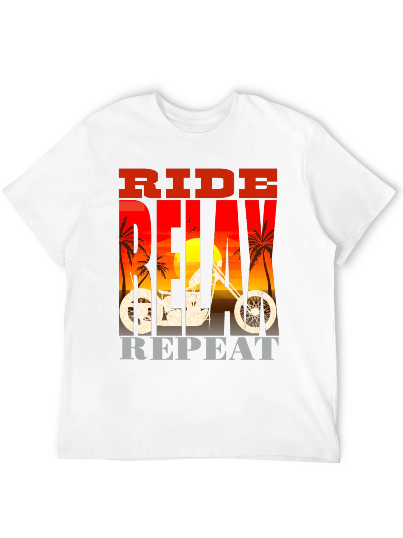 Ride Delay Repeat Graphic T-Shirt
