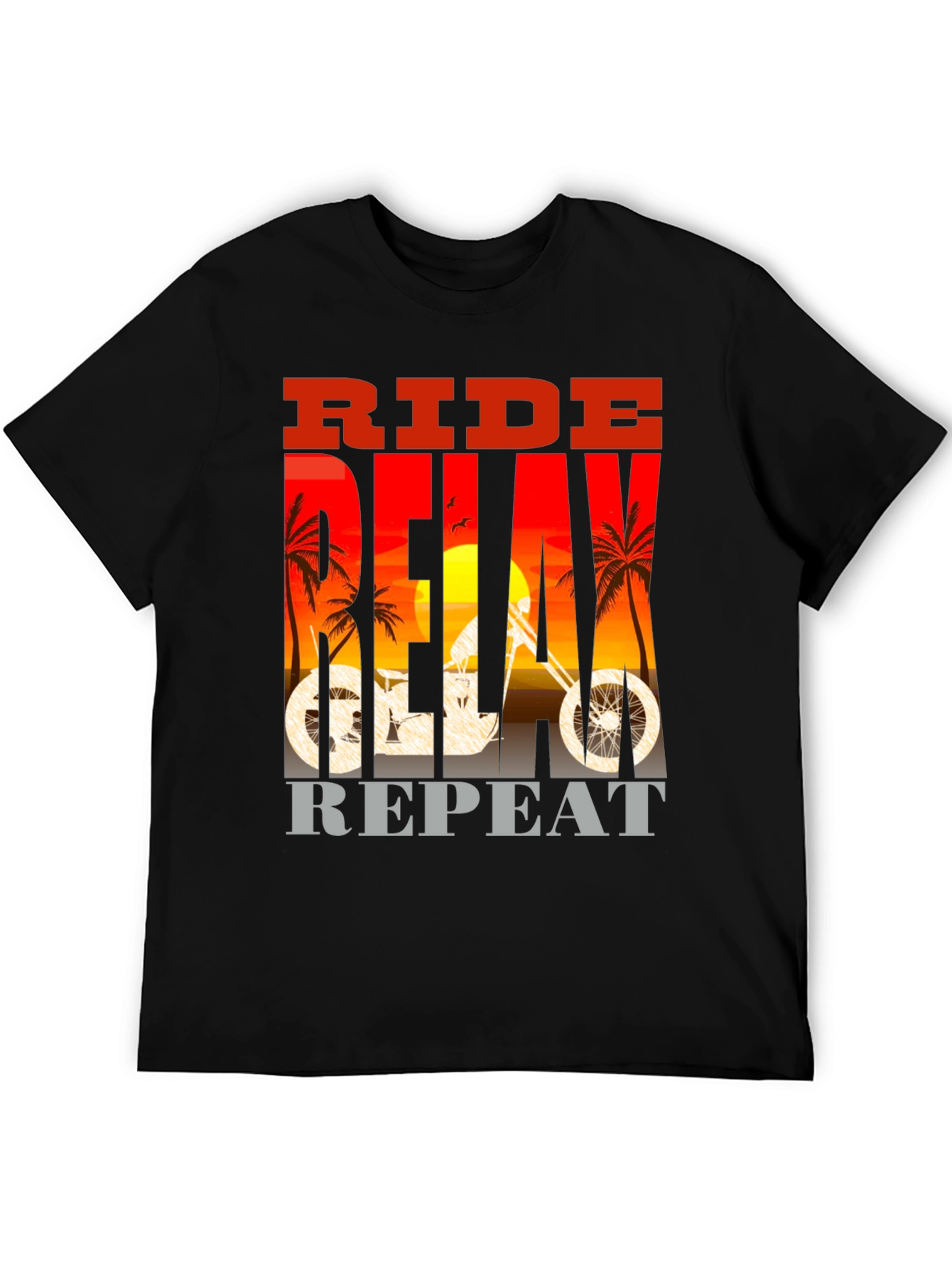 Ride Delay Repeat Graphic T-Shirt