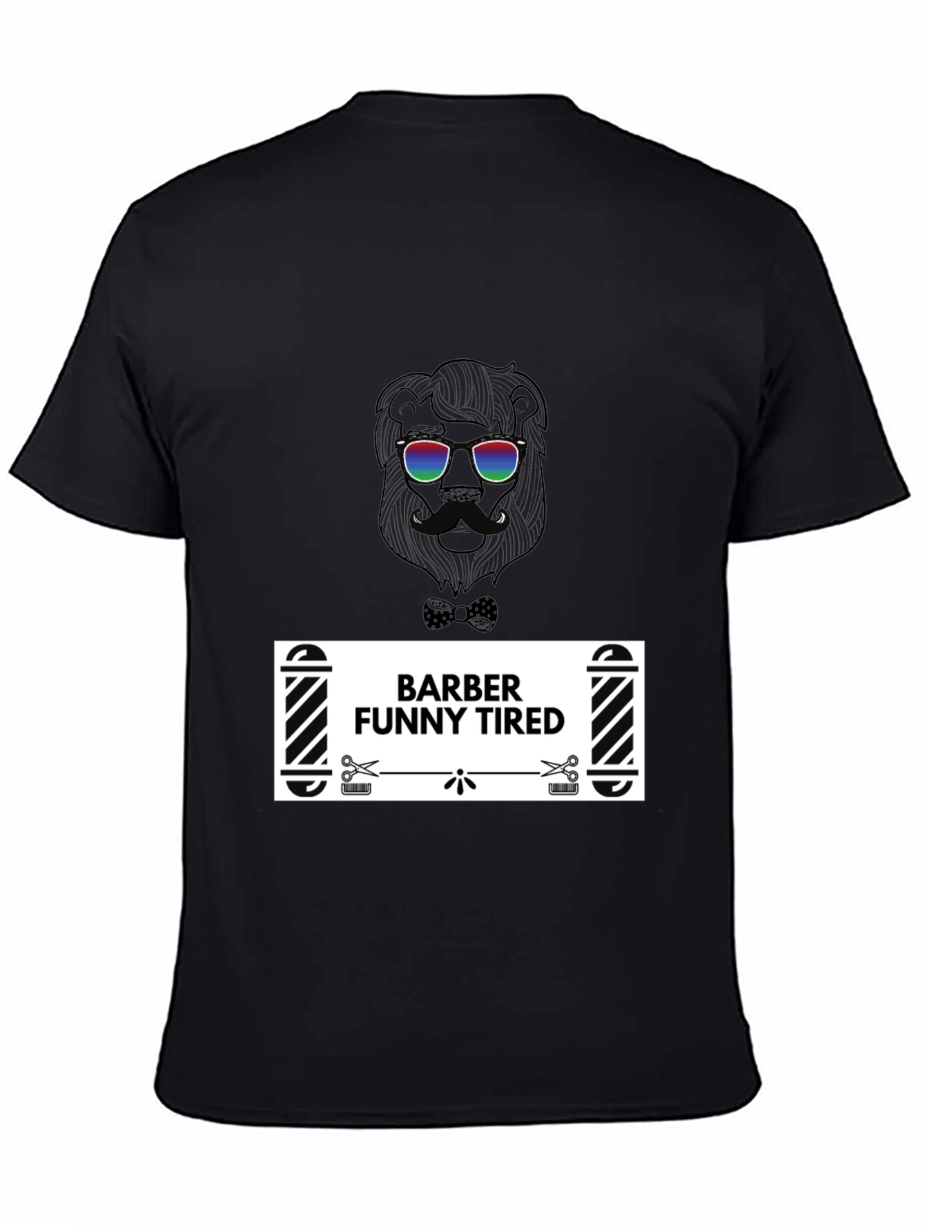 Barber Funny Tired Graphic T-Shirt