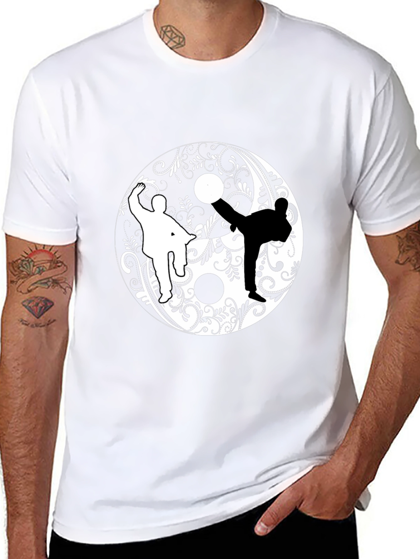 Yin Yang Martial Arts Graphic Tee