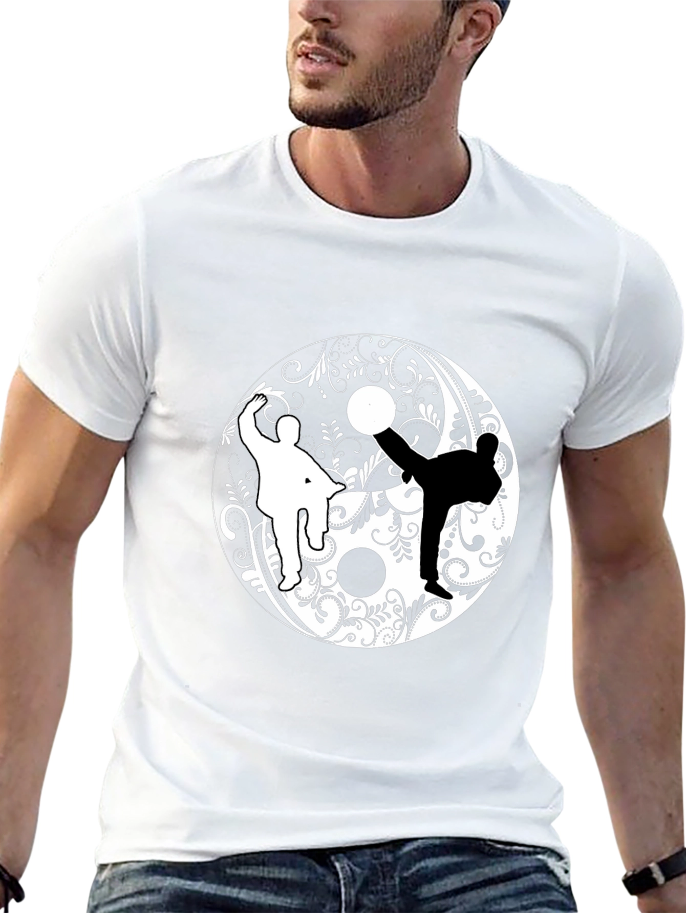 Yin Yang Martial Arts Graphic Tee
