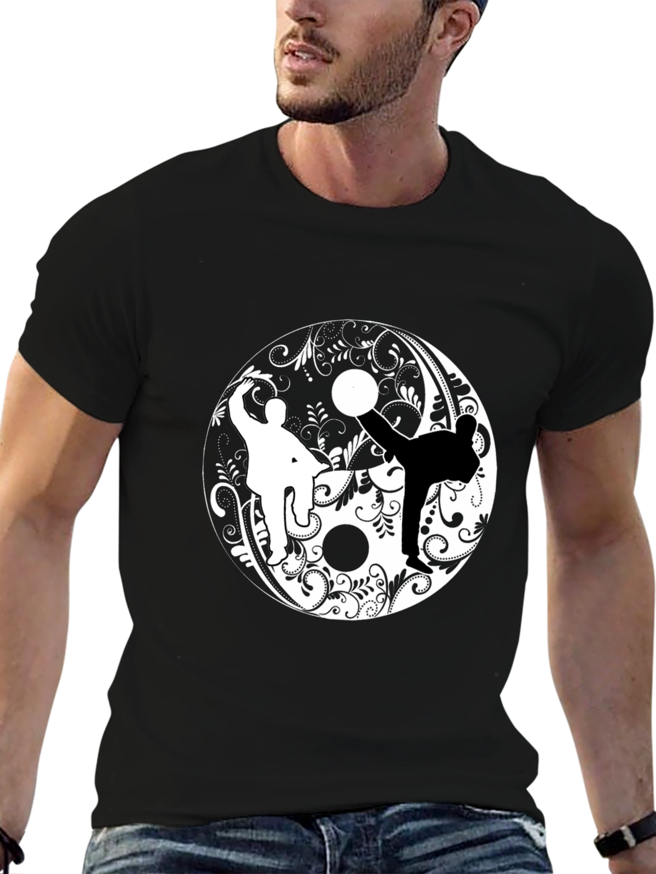 Yin Yang Martial Arts Graphic Tee
