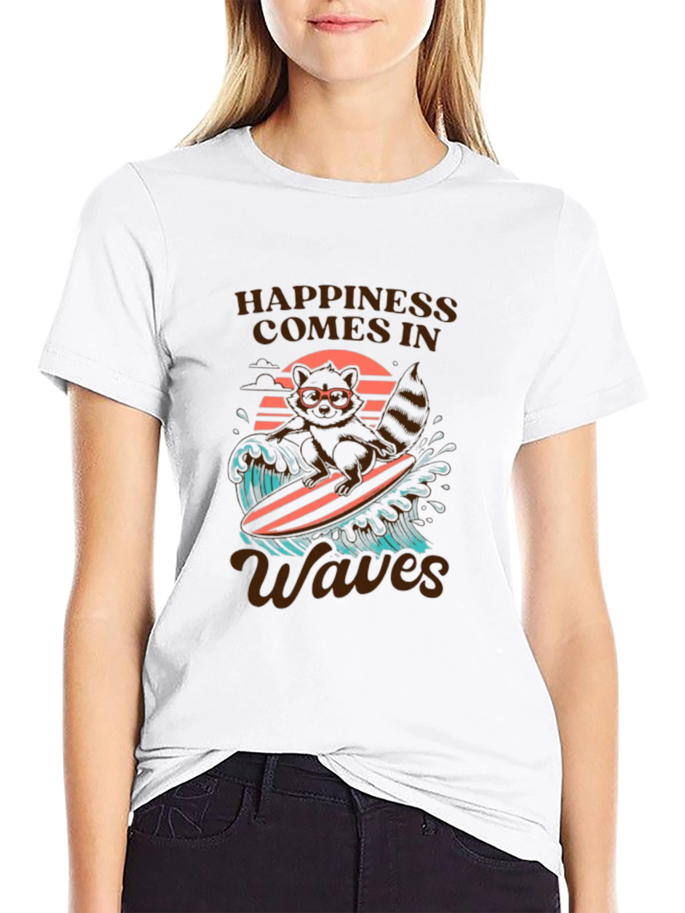 Happiness Waves Graphic Tee