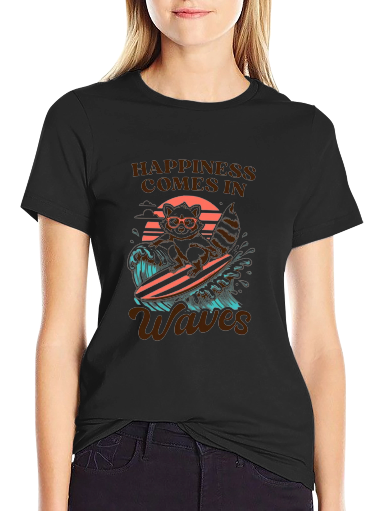 Happiness Waves Graphic Tee
