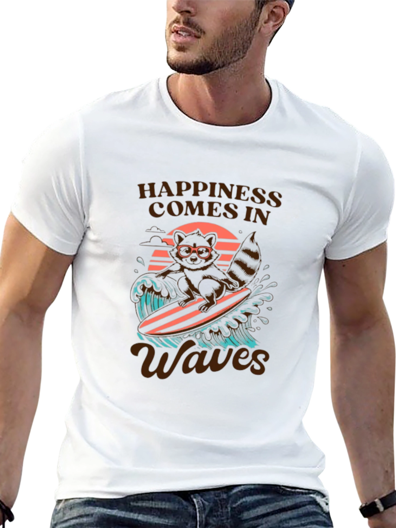 Happiness Waves Graphic Tee
