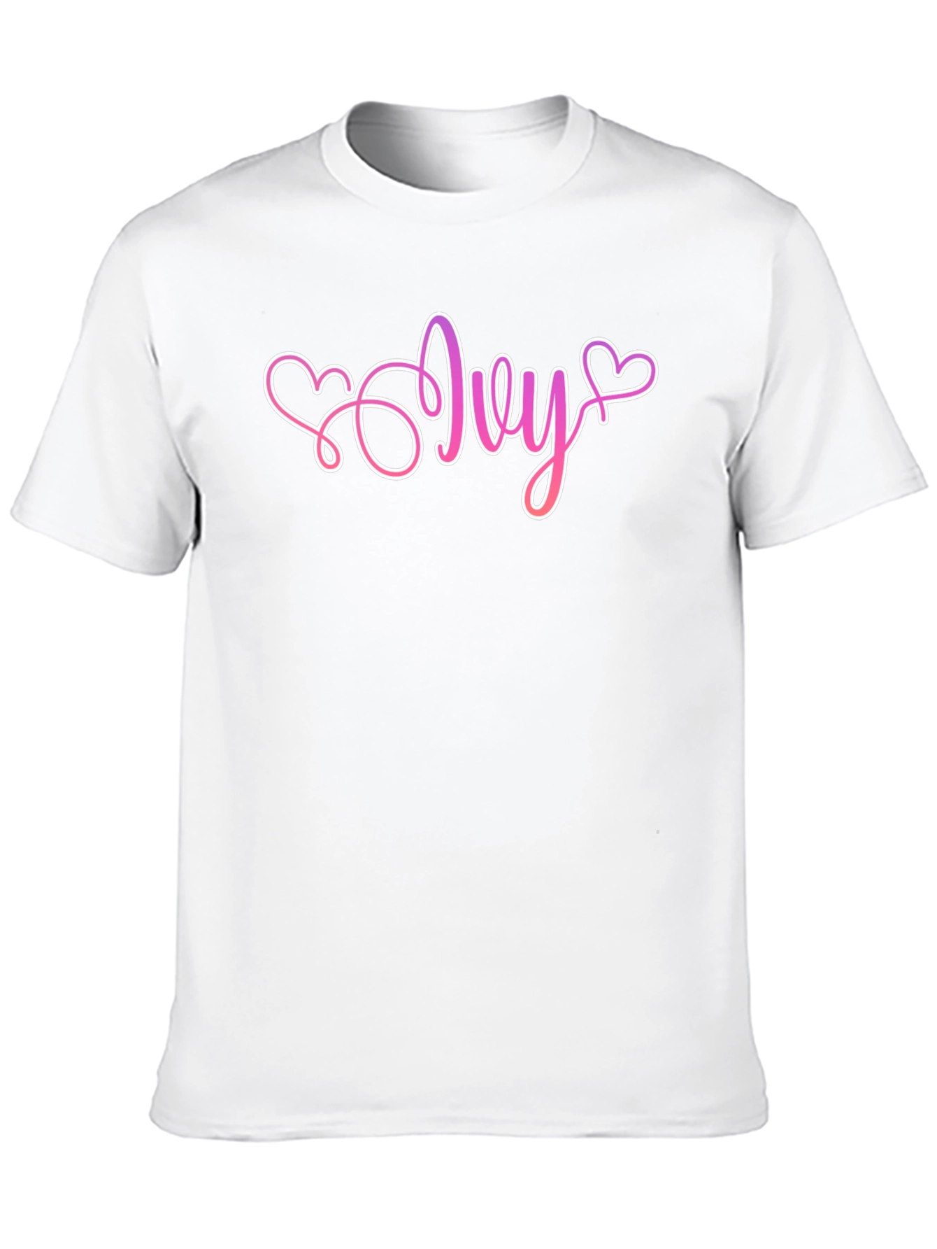 Ivy Heart Graphic Black T-Shirt