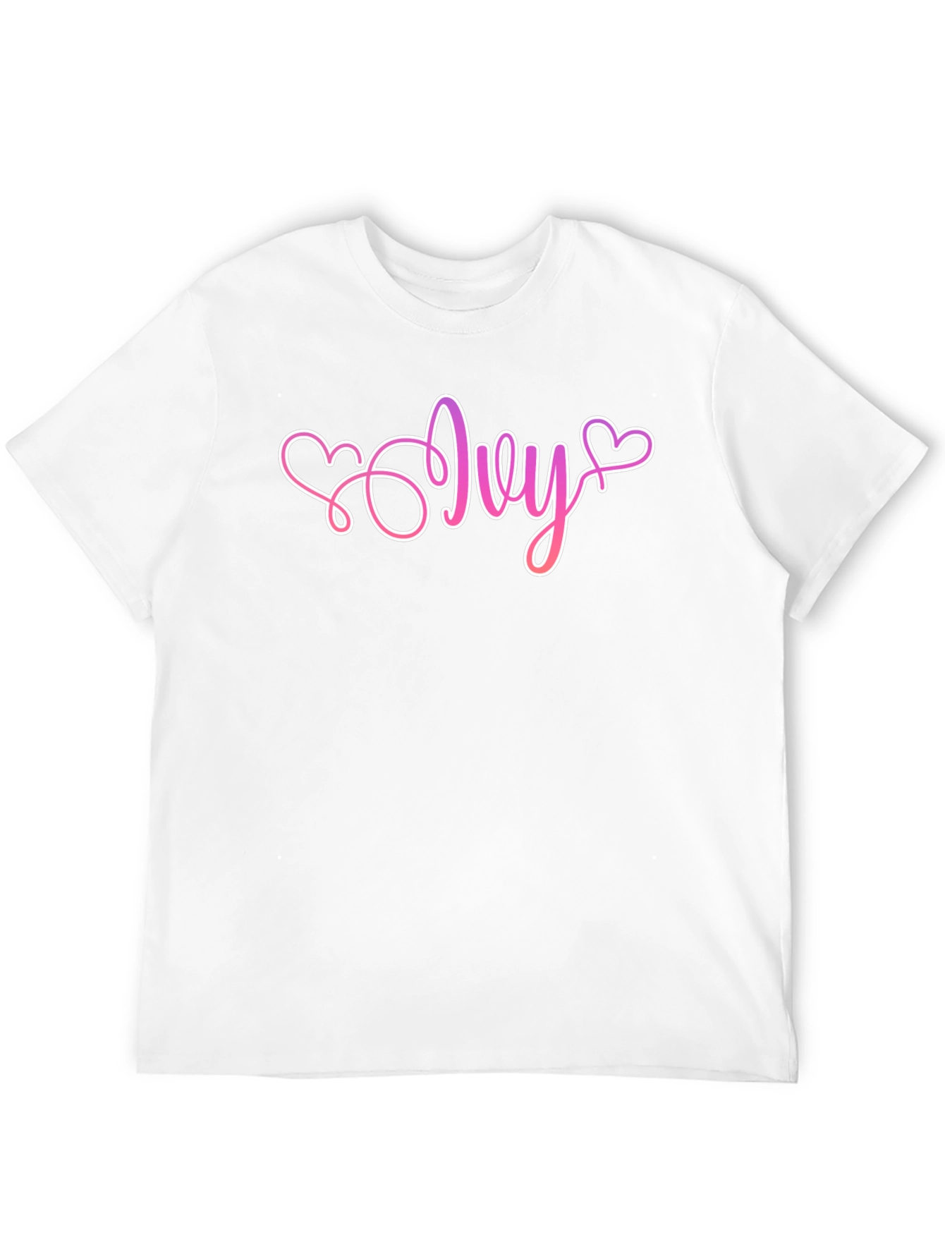 Ivy Heart Graphic Black T-Shirt