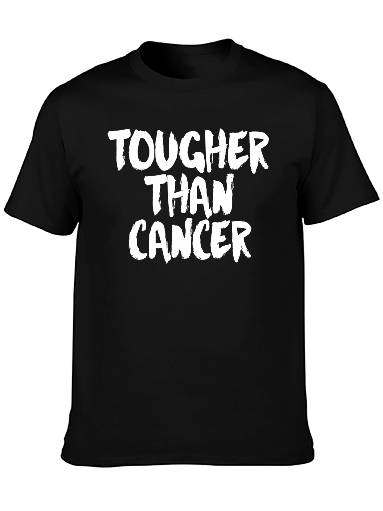 Tougher Than Cancer Awareness T-Shirt - Black