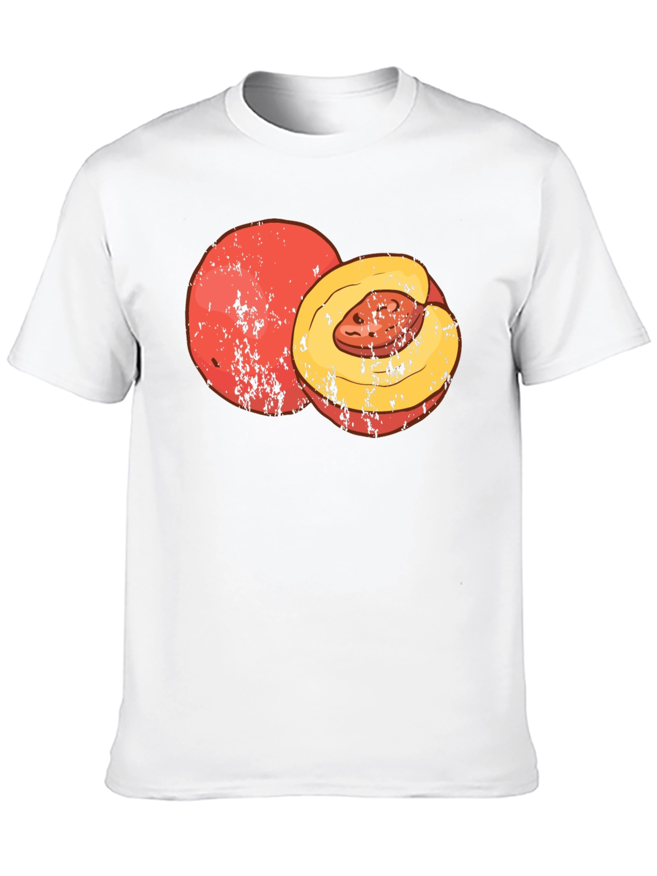 Peach Graphic Tee - Comfort & Style