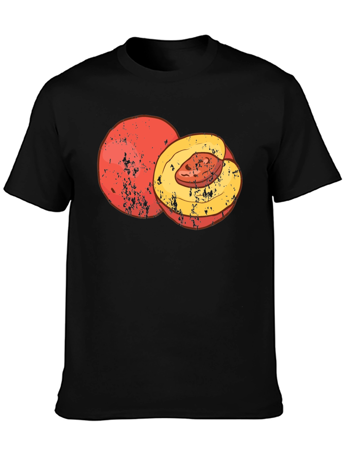 Peach Graphic Tee - Comfort & Style