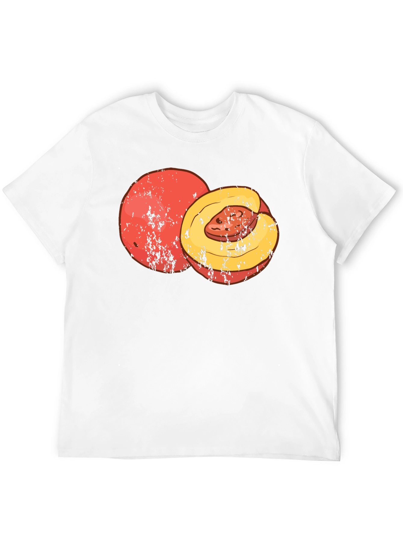Peach Graphic Tee - Comfort & Style