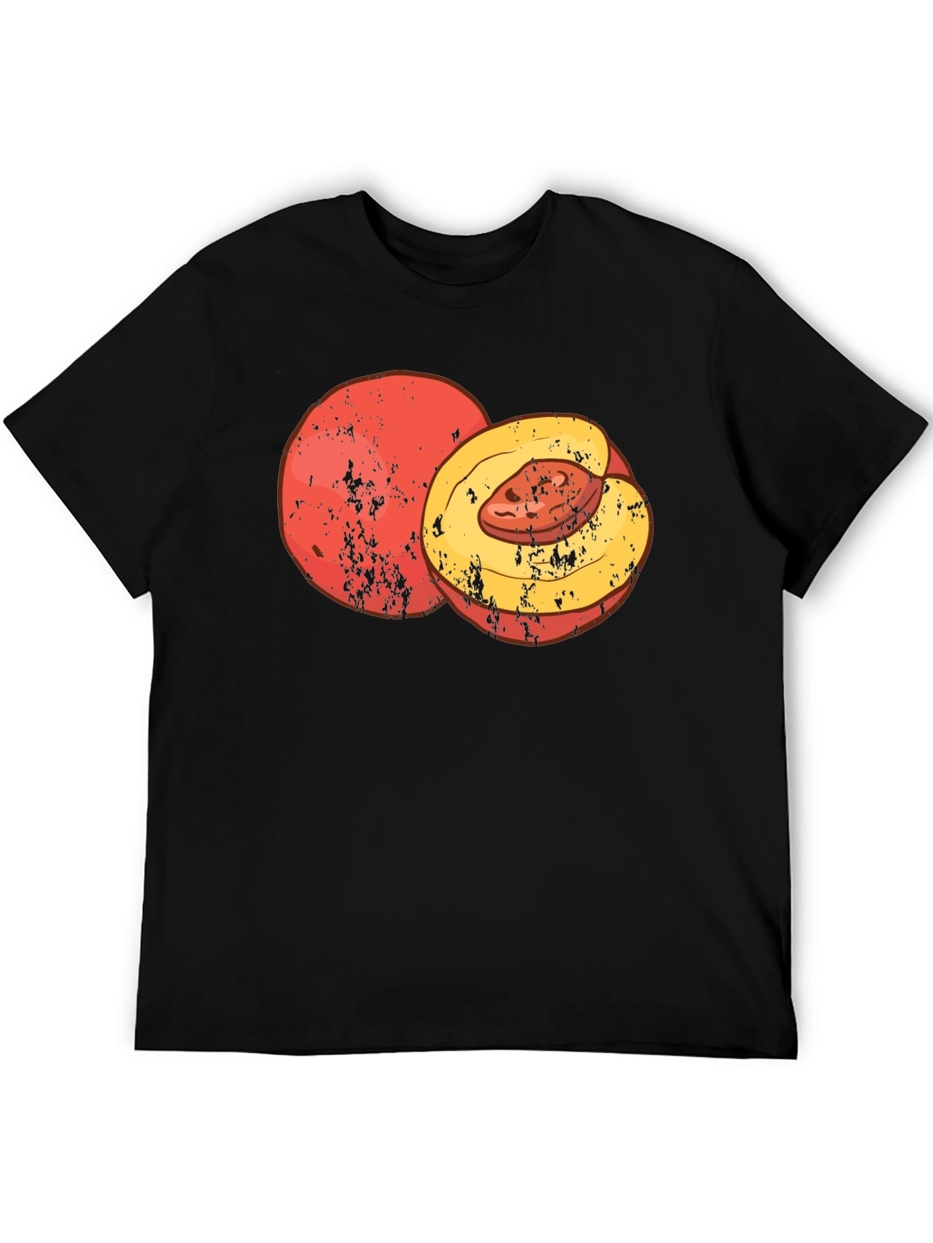 Peach Graphic Tee - Comfort & Style