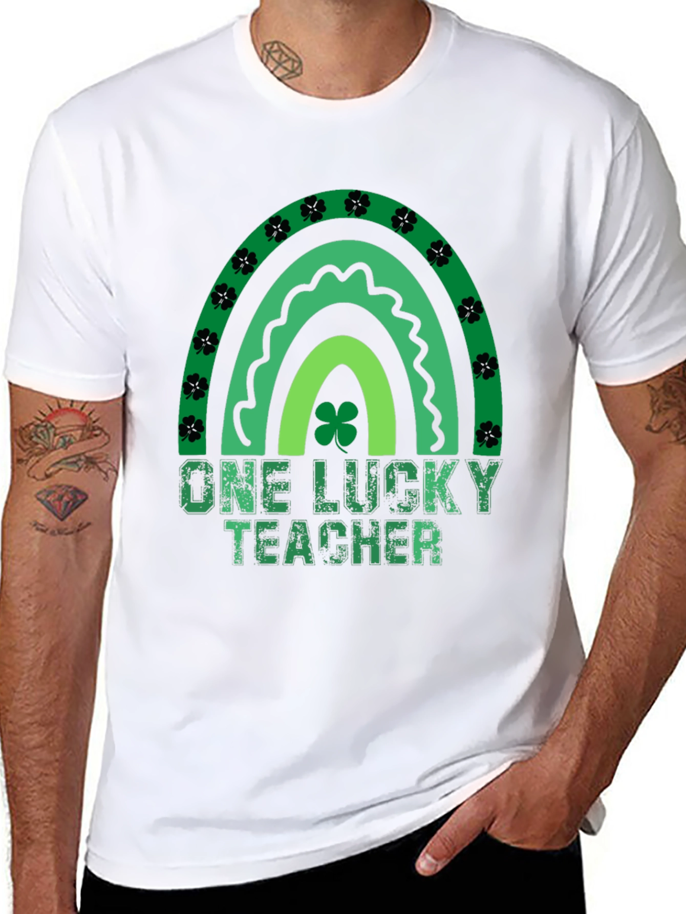 One Lucky Teacher St. Patricks Day T-Shirt