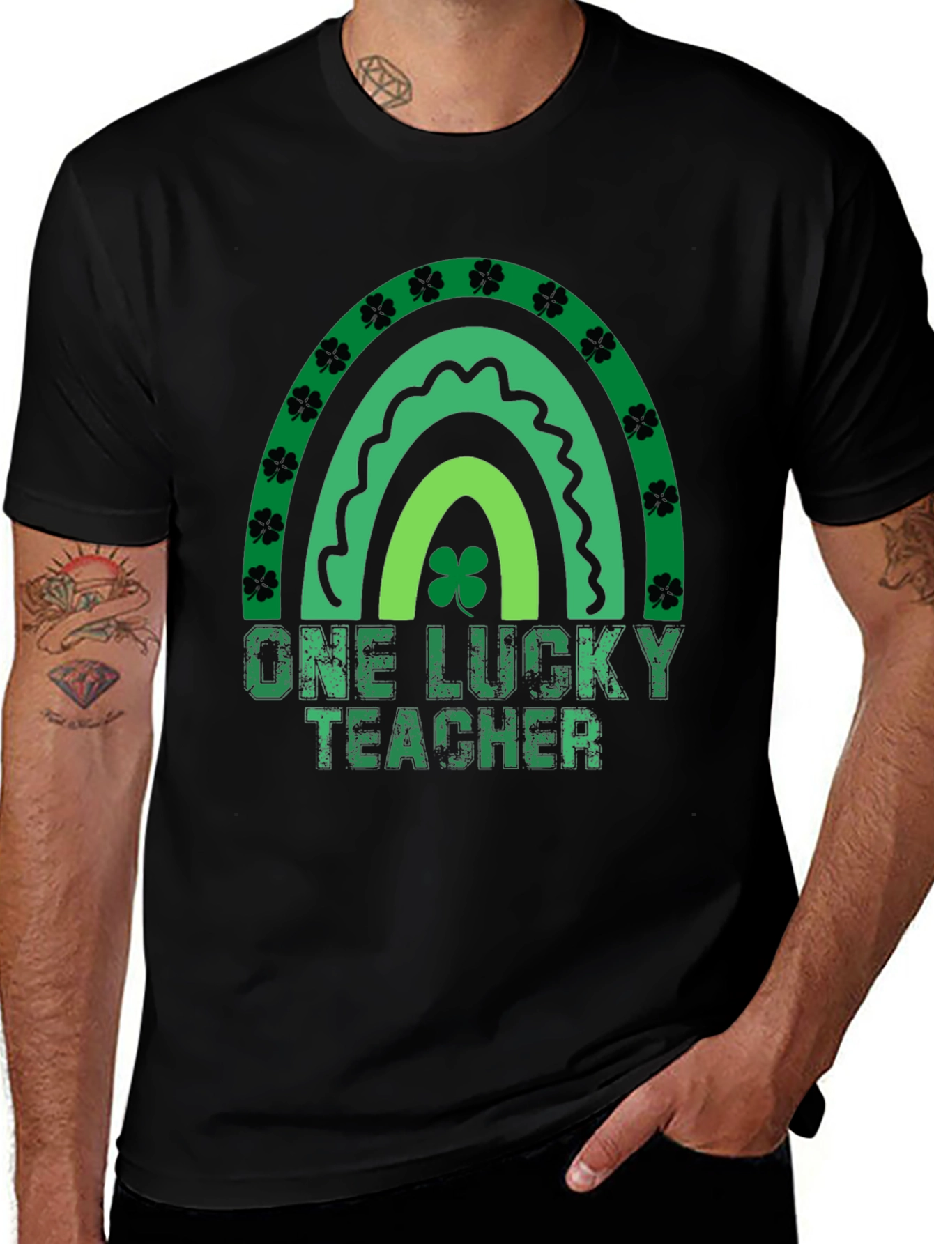 One Lucky Teacher St. Patricks Day T-Shirt