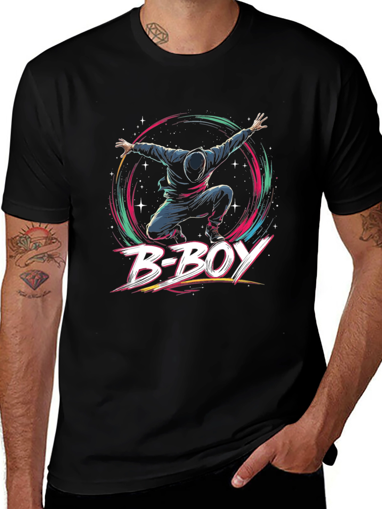 B-Boy Graphic Tee - Streetwear Style