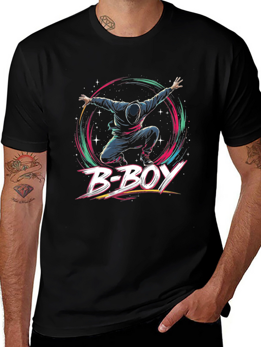 B-Boy Graphic Tee - Streetwear Style