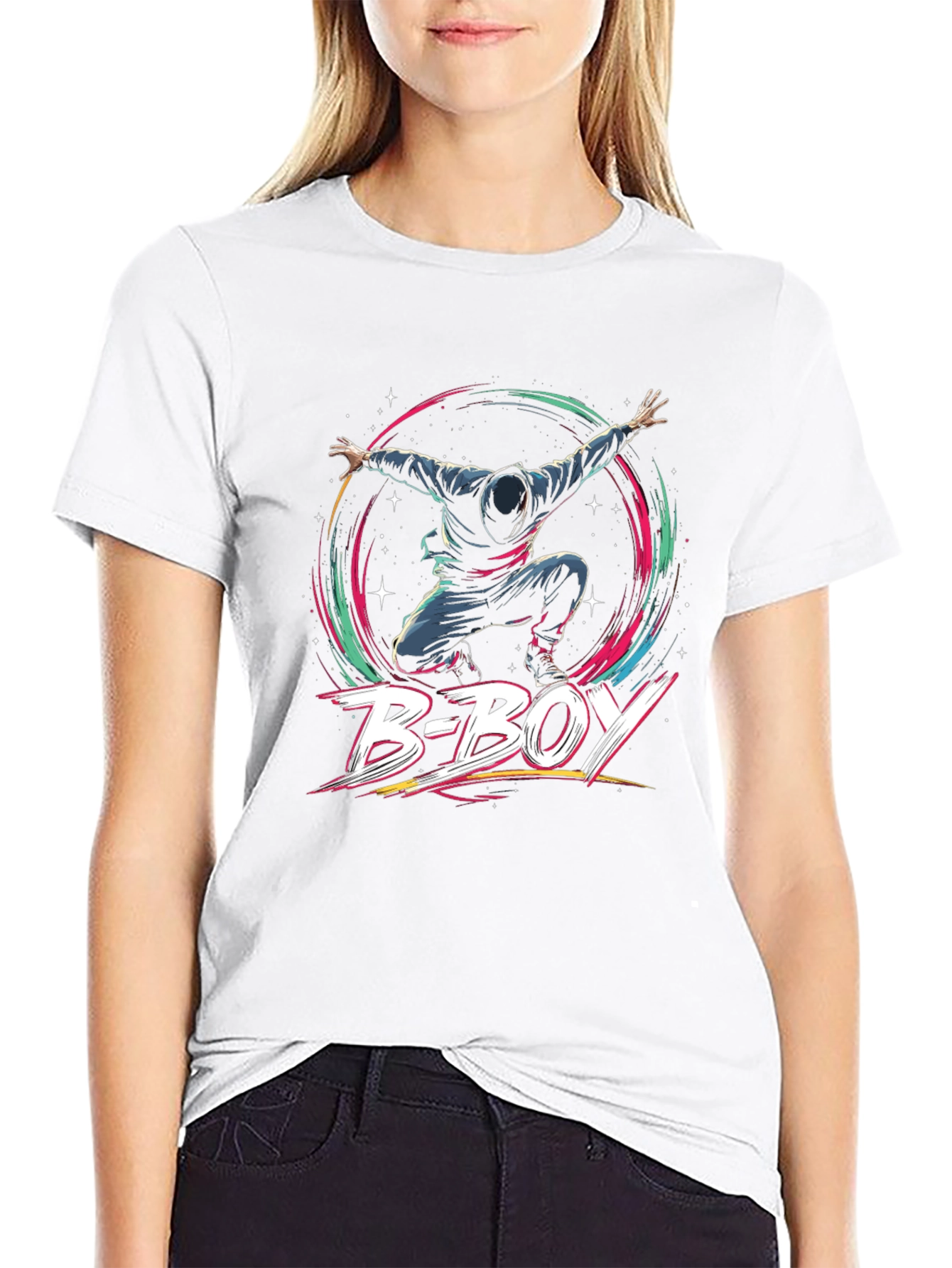 B-Boy Graphic Tee - Streetwear Style