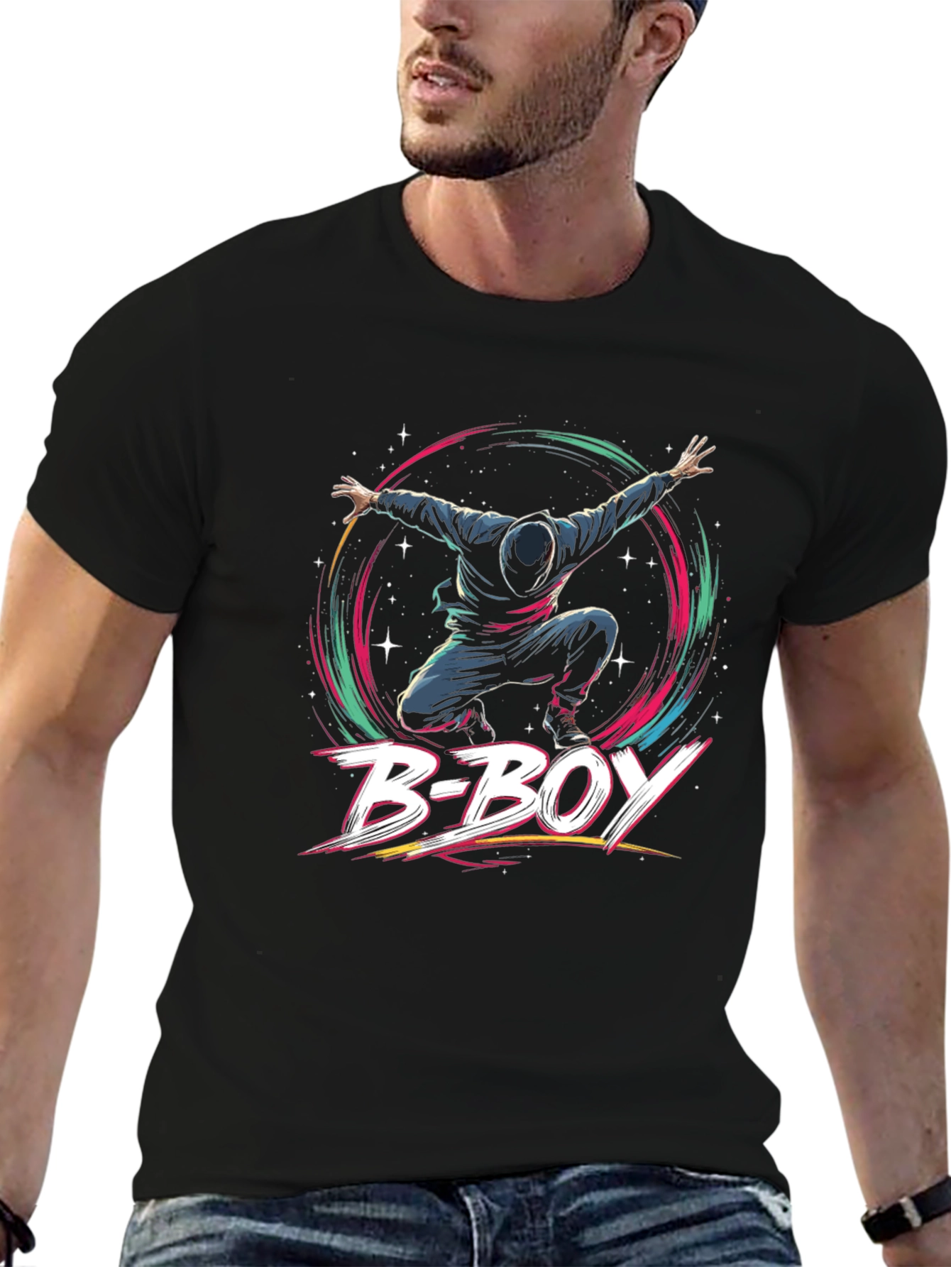 B-Boy Graphic Tee - Streetwear Style