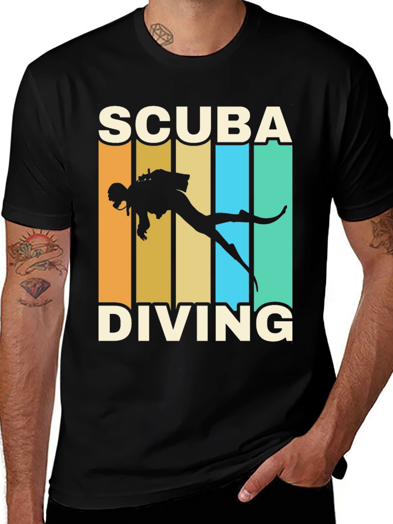 Scuba Diving Retro T-Shirt