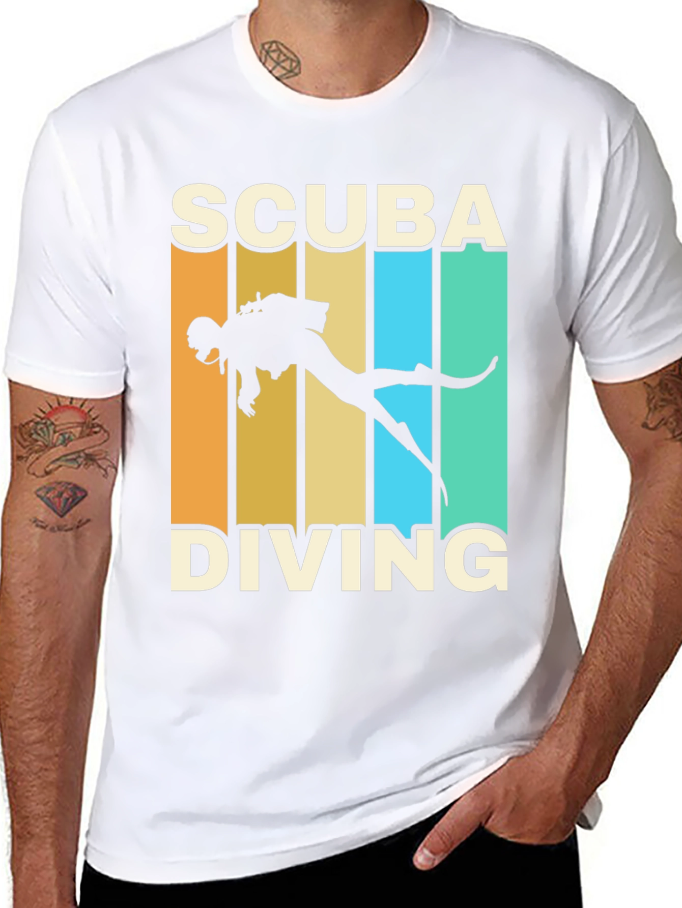 Scuba Diving Retro T-Shirt