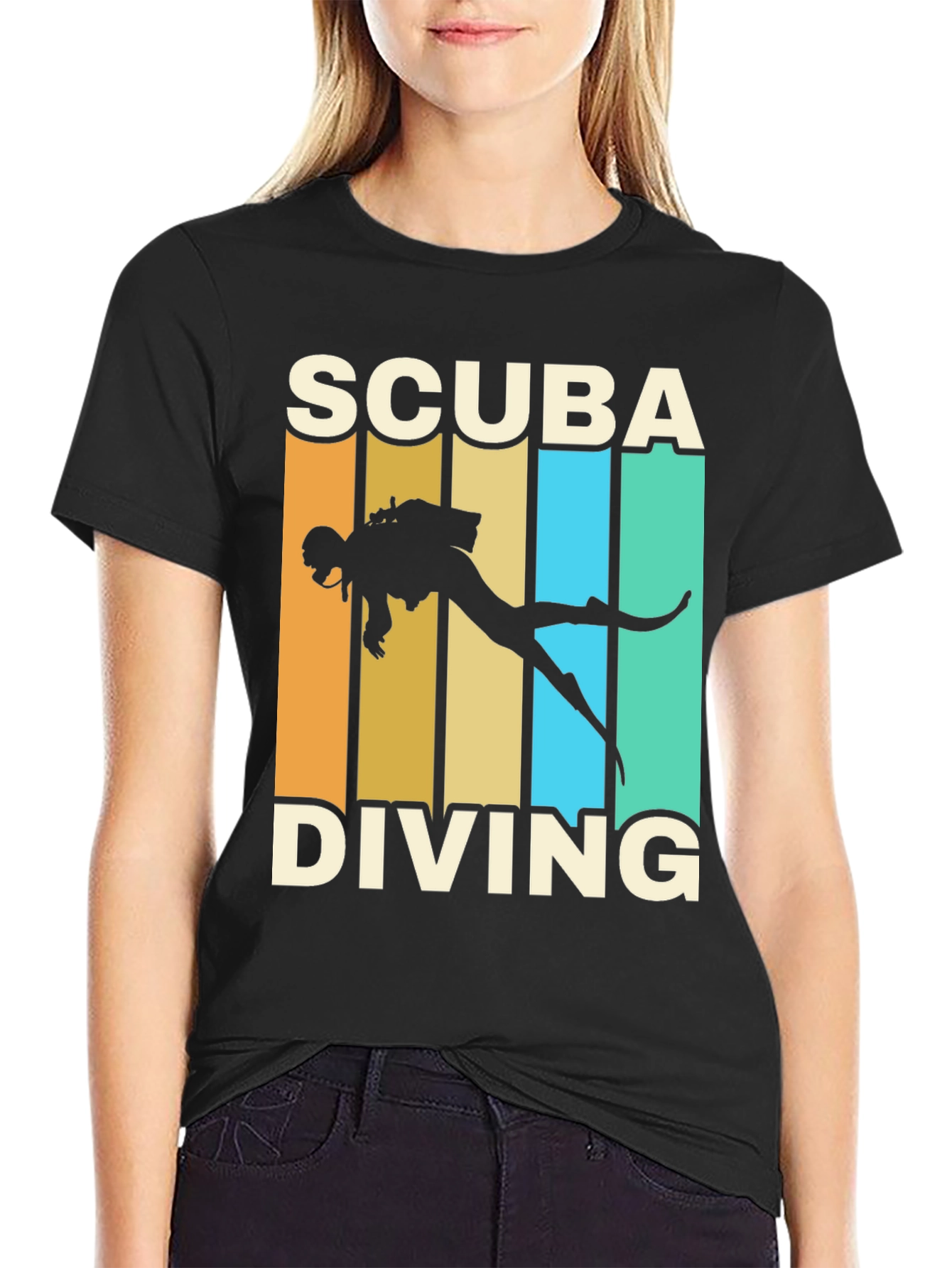 Scuba Diving Retro T-Shirt
