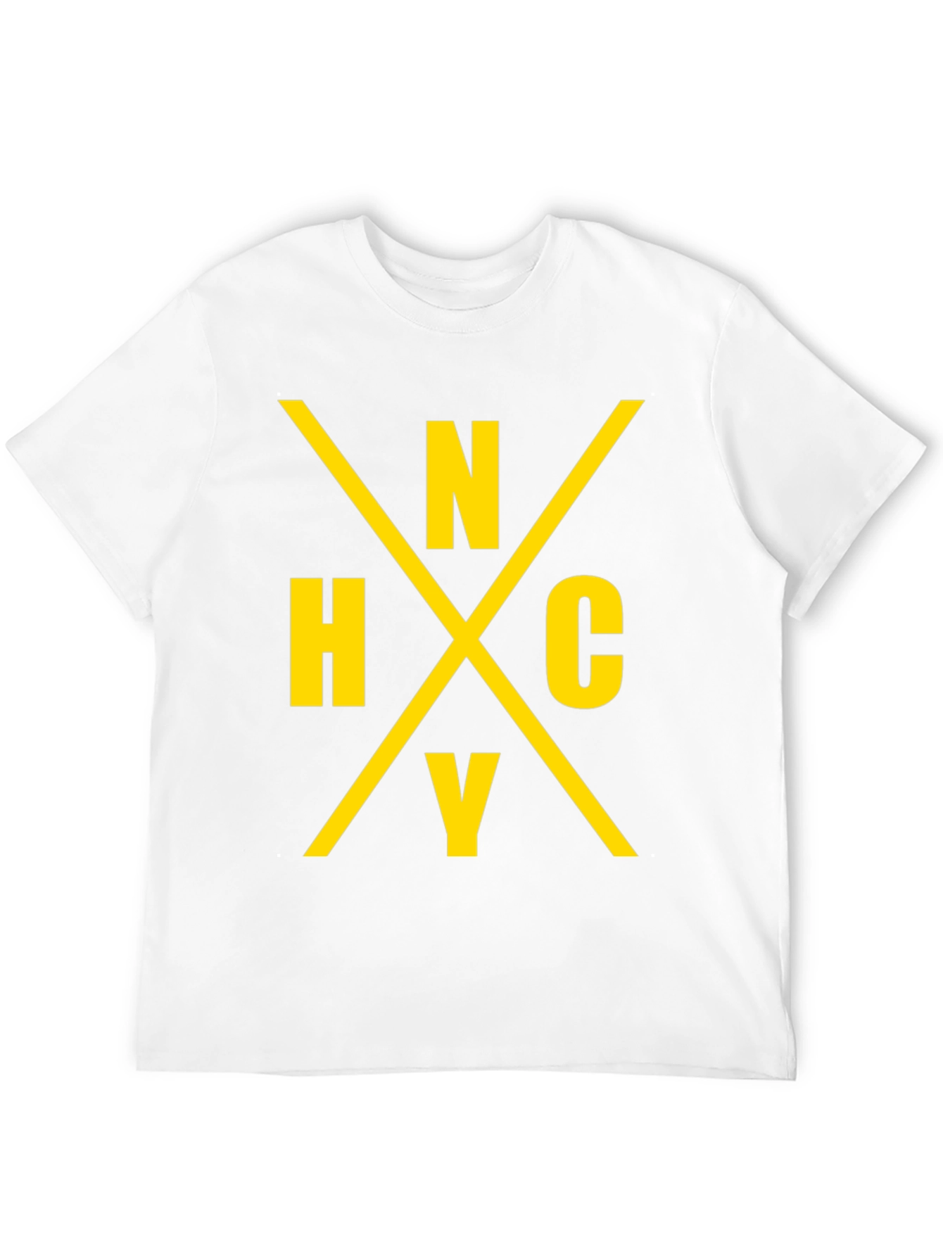 NHCY Graphic Tee - Black Cotton Casual Shirt