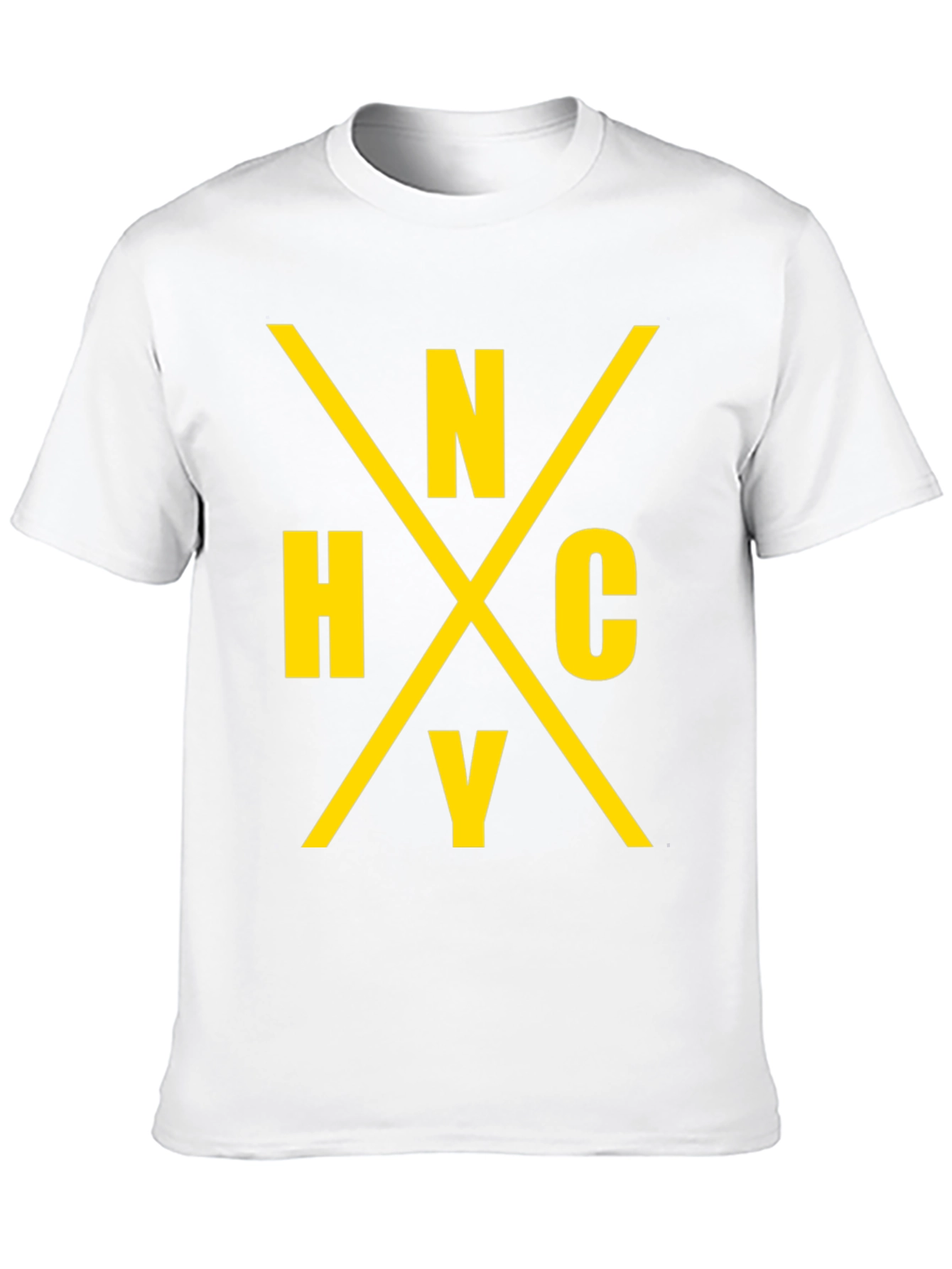 NHCY Graphic Tee - Black Cotton Casual Shirt