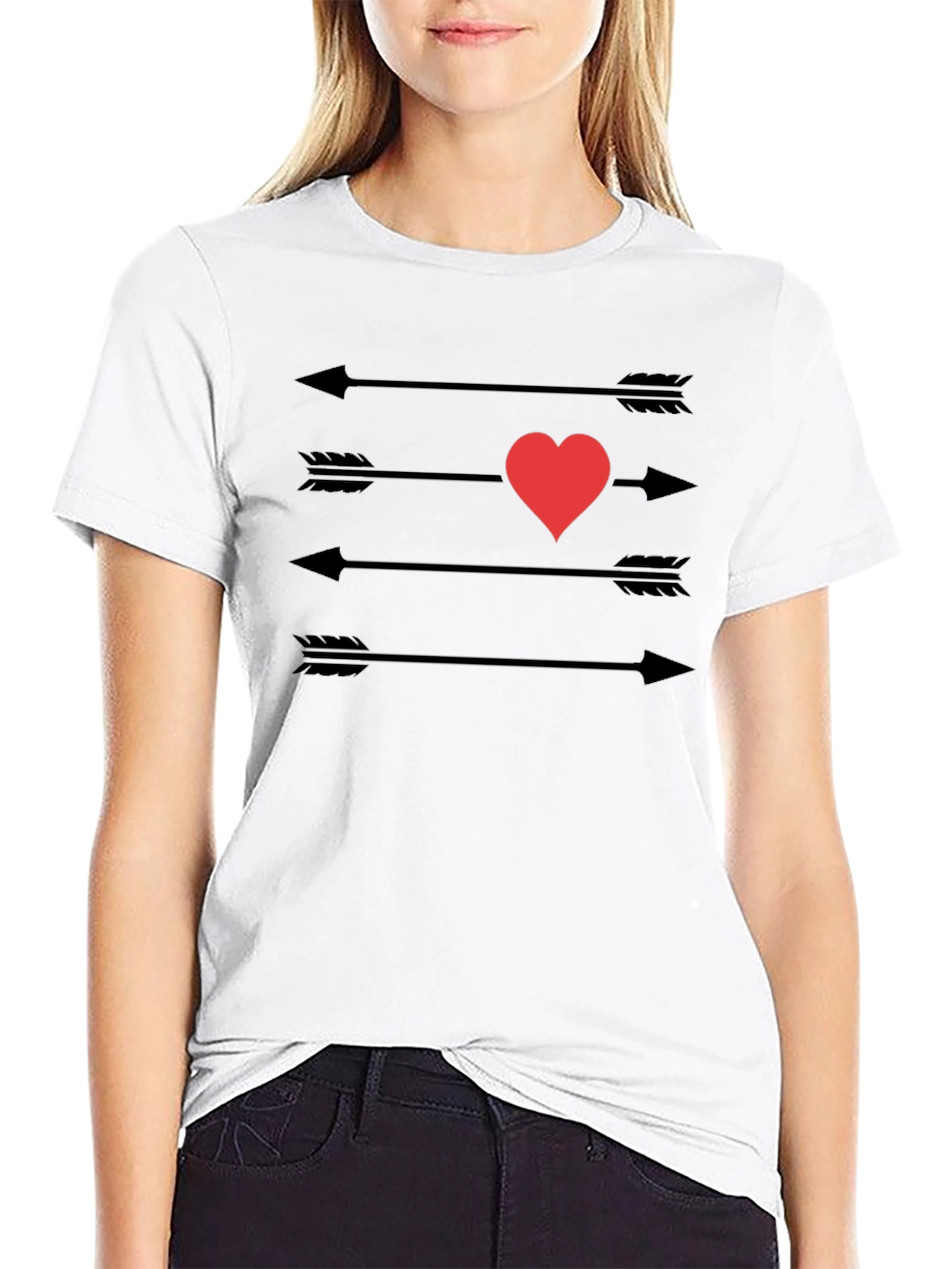 Heart Arrow T-Shirt - Love Target Tee