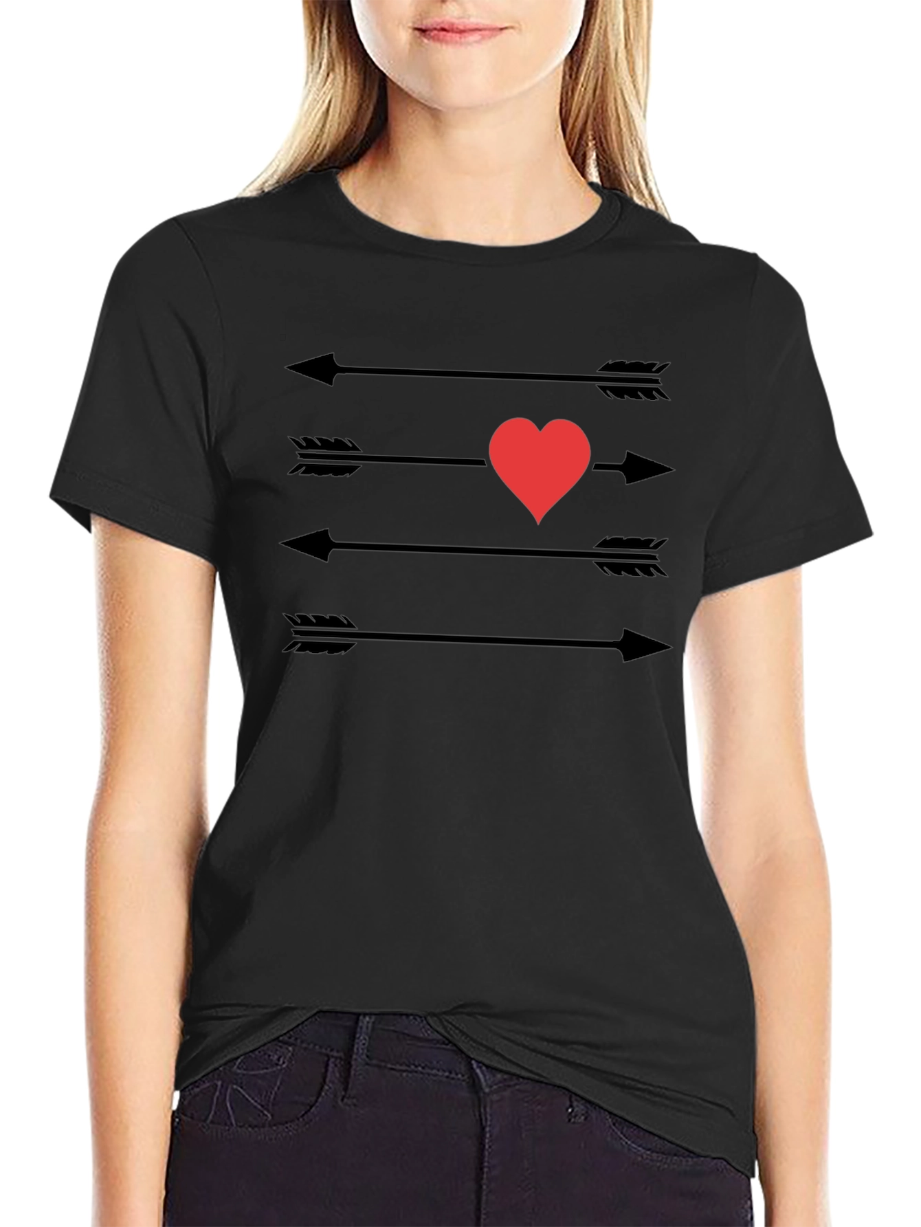 Heart Arrow T-Shirt - Love Target Tee