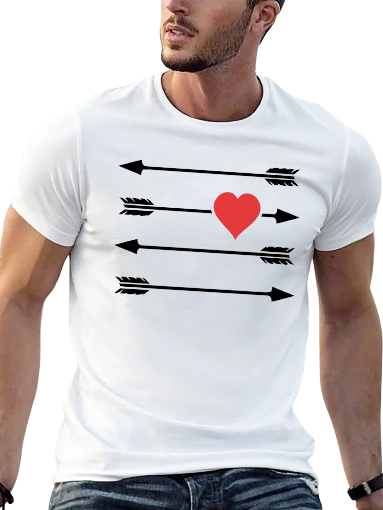 Heart Arrow T-Shirt - Love Target Tee
