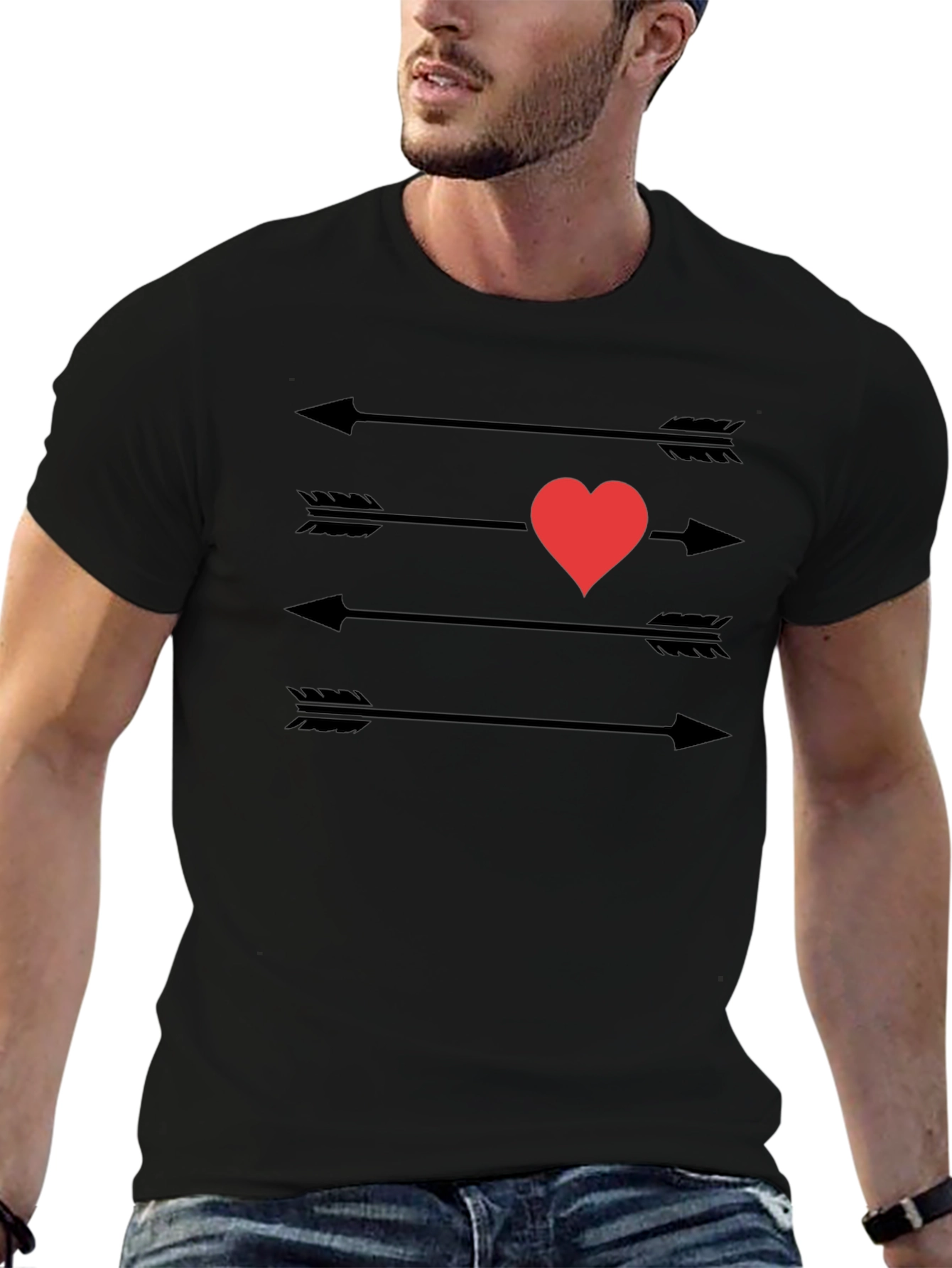 Heart Arrow T-Shirt - Love Target Tee