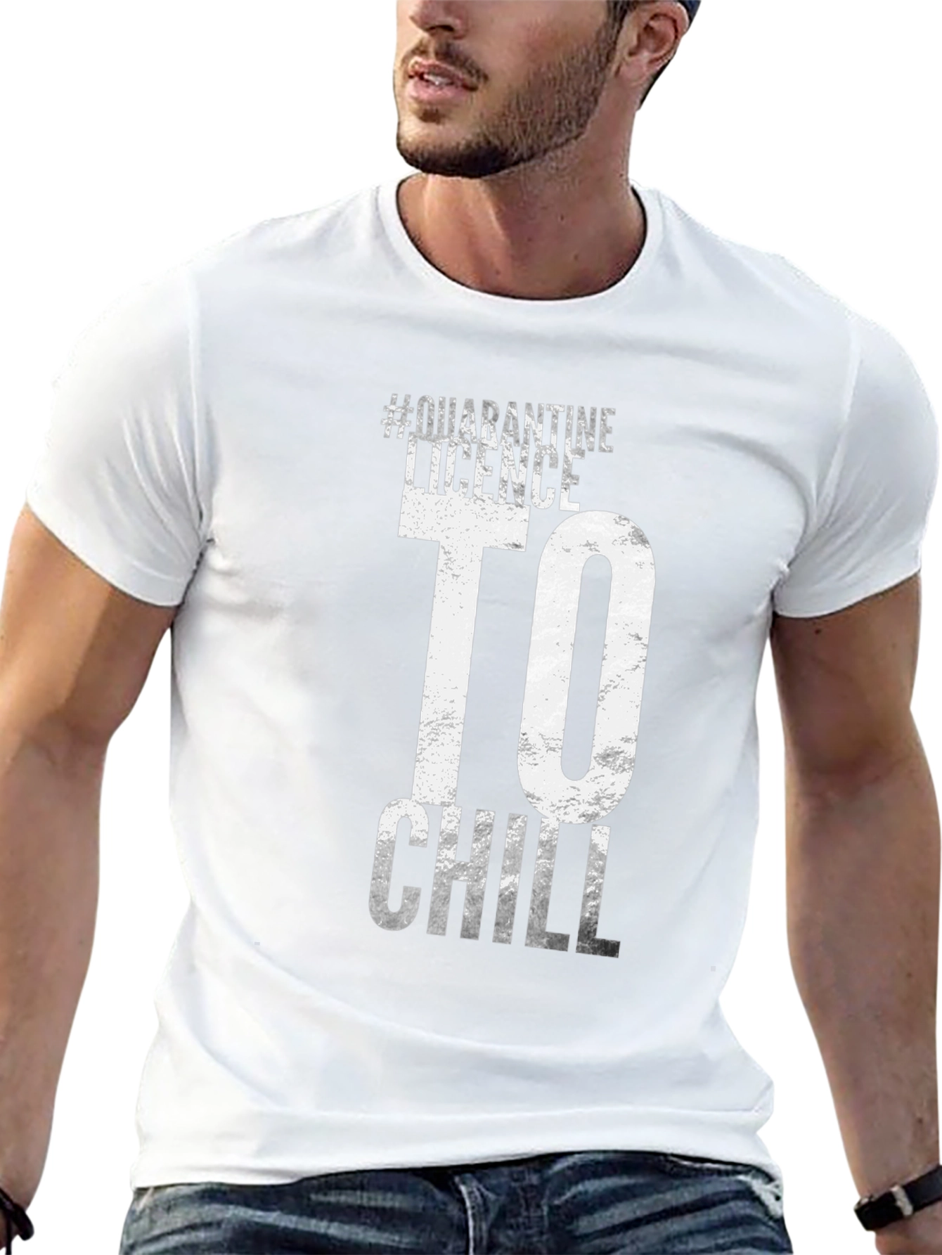 Quarantine Licence to Chill Black T-Shirt