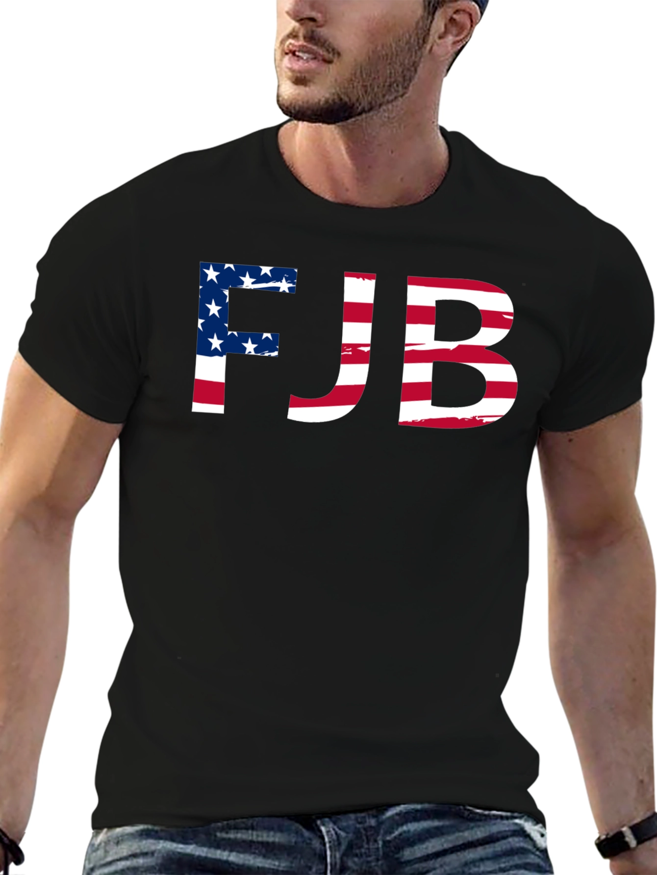 FJB American Flag Graphic T-Shirt