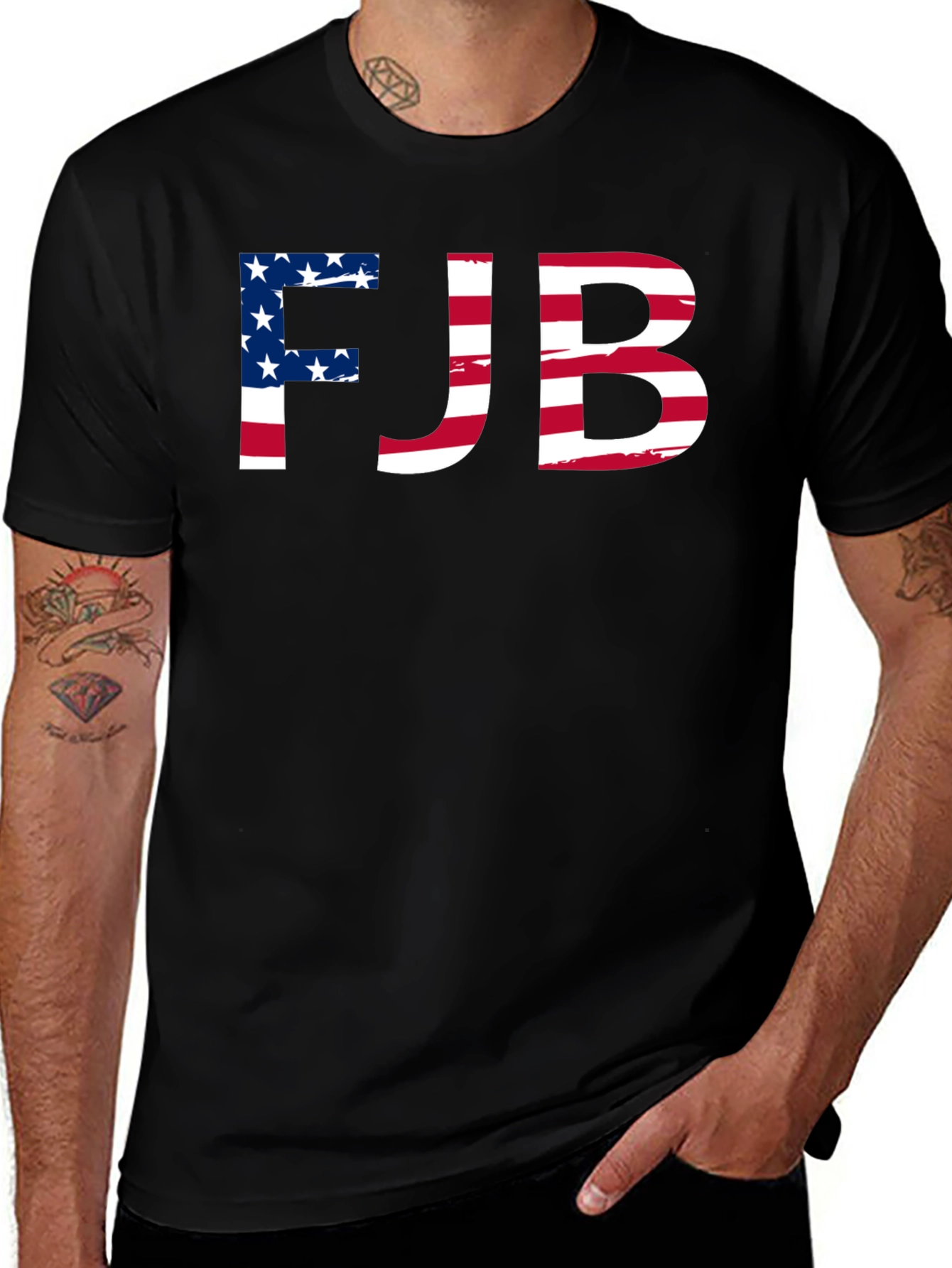 FJB American Flag Graphic T-Shirt