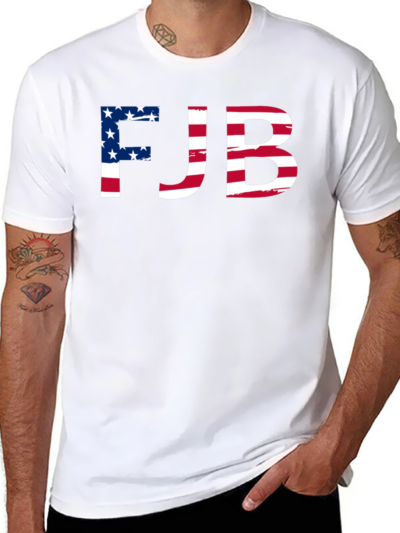 FJB American Flag Graphic T-Shirt