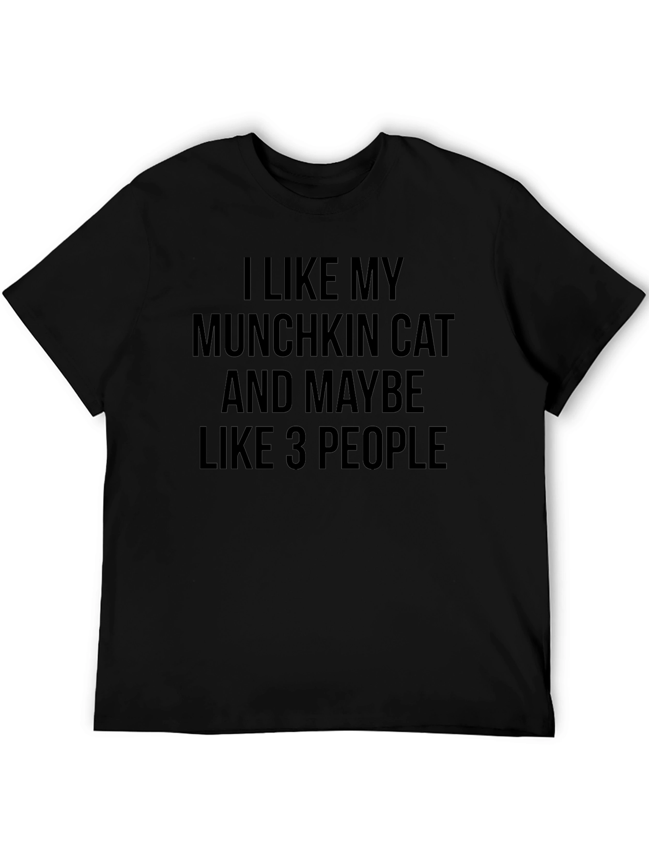 Munchkin Cat Lover Graphic Tee - Humorous T-Shirt