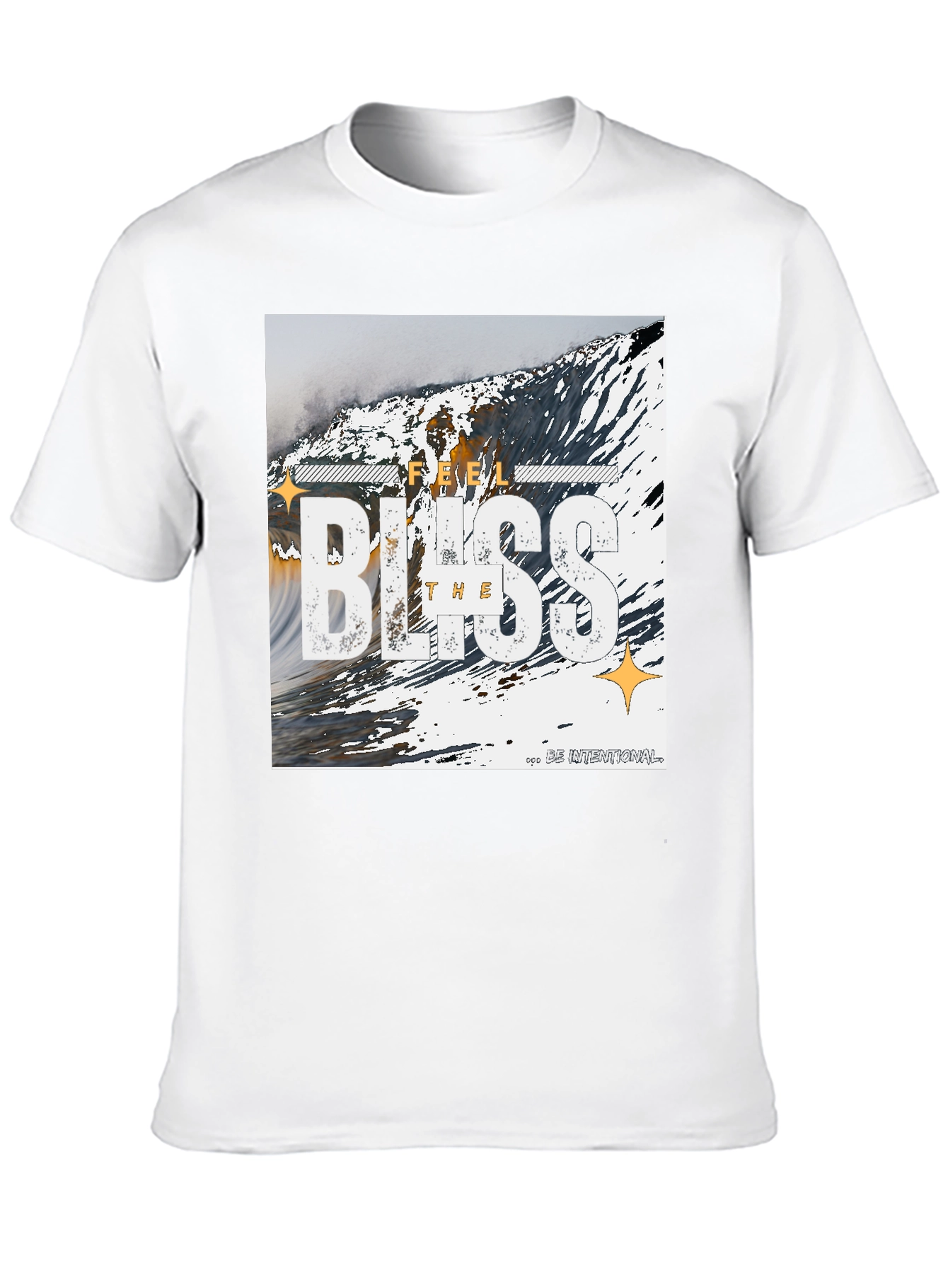 Feel the Bliss Graphic Print T-Shirt